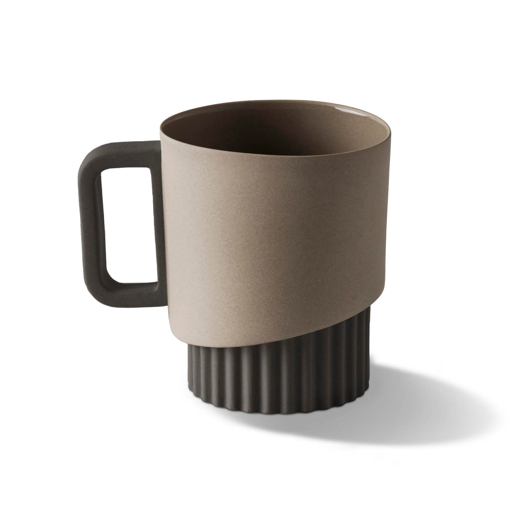 Corinth Mug Ivory - Black&Rock
