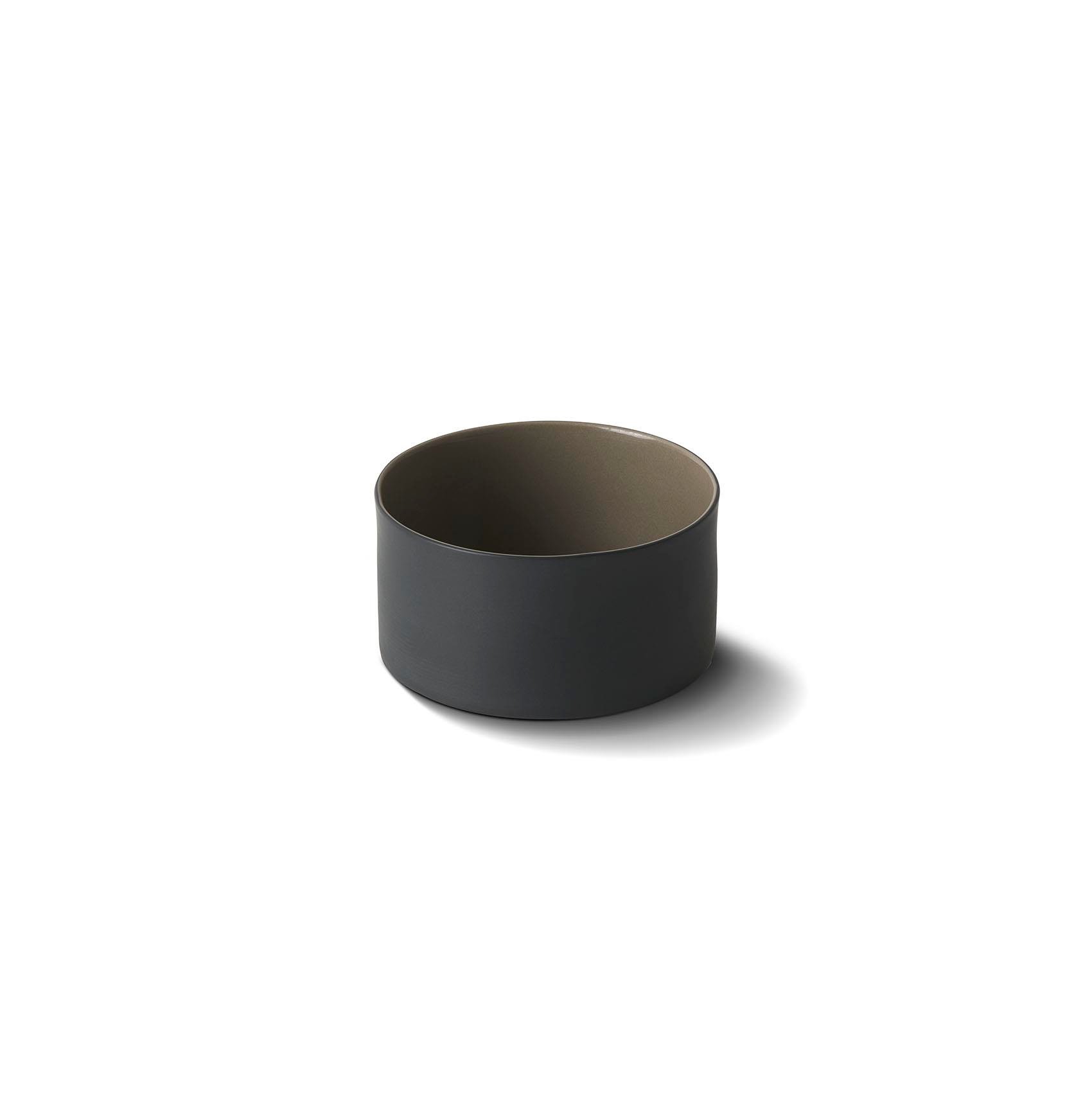 Cylinder Small Bowl Double Colour - Black&Rock