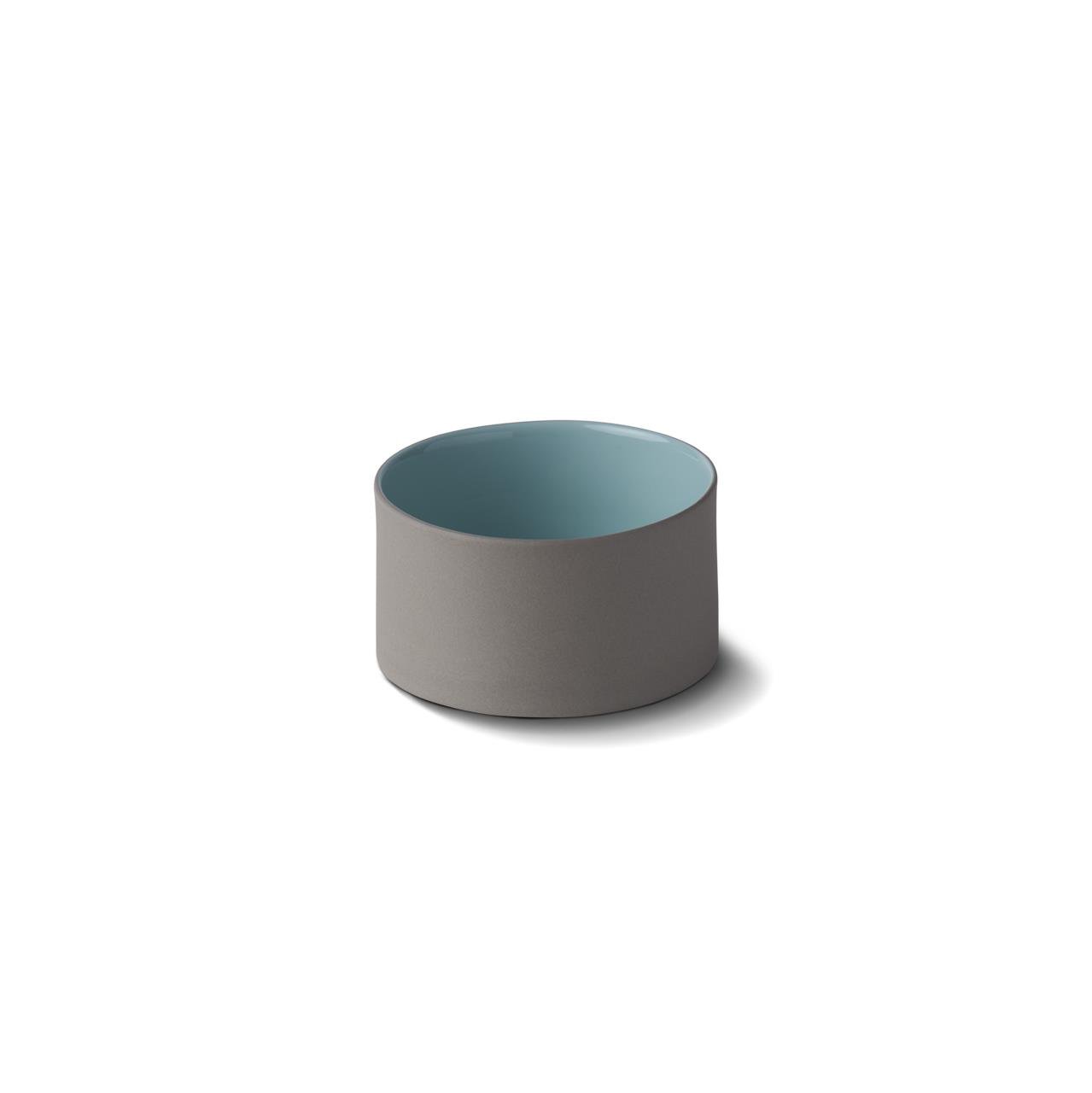 Cylinder Small Bowl Double Colour - Rock&Aqua