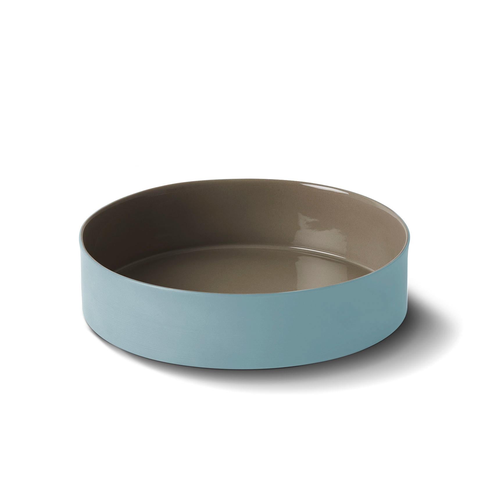 Bol à Salade Cylindre Double Couleur Ivoire