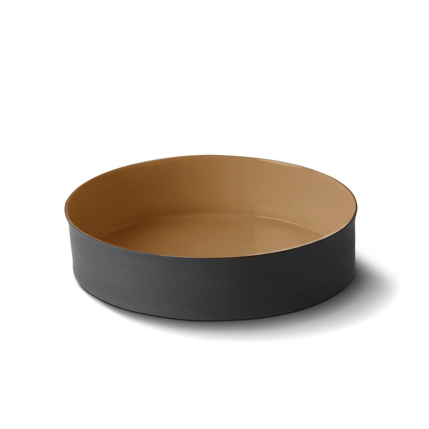 Bol à Salade Cylindre Double Couleur Ivoire - Black&Straw