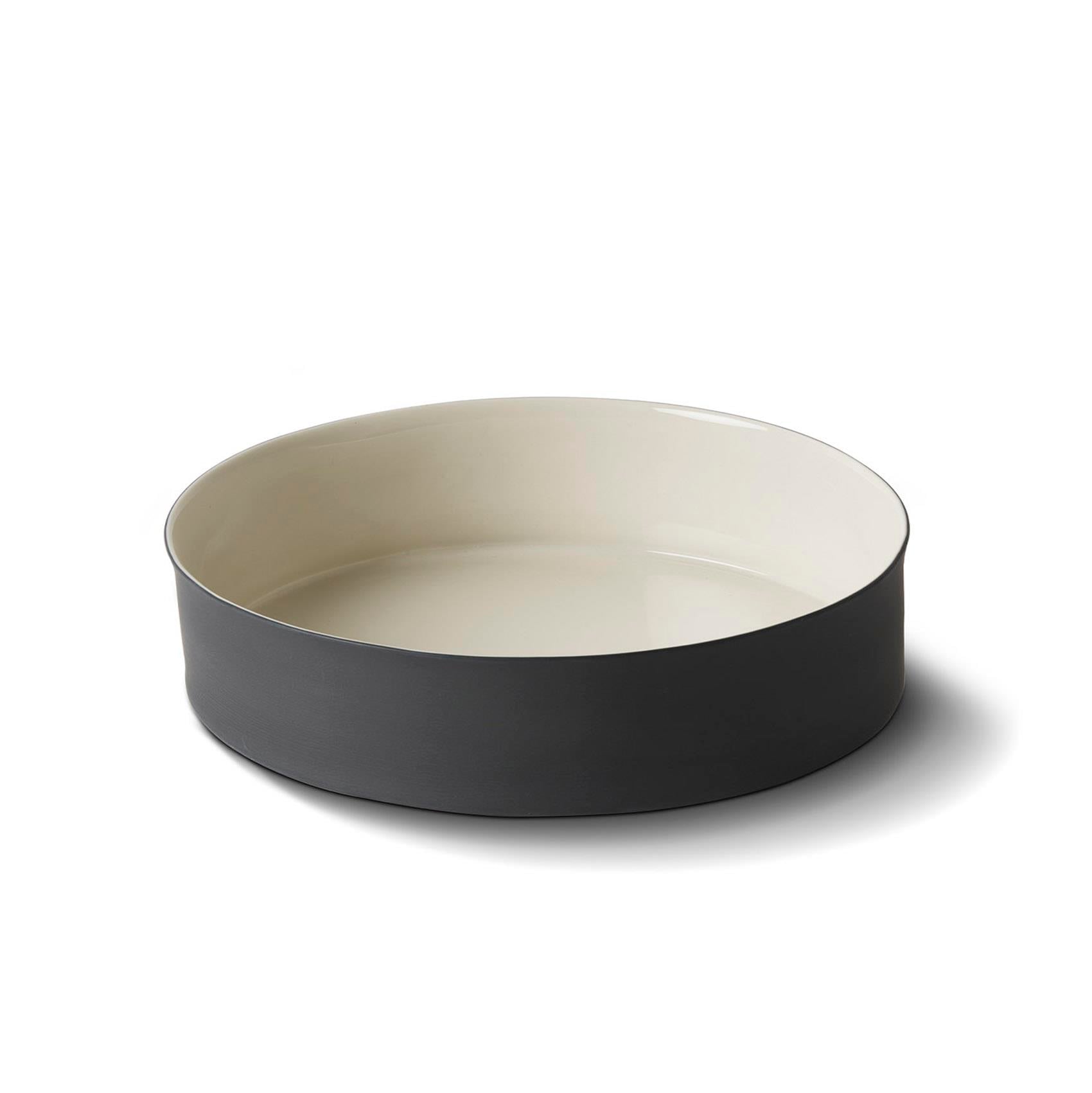 Bol à Salade Cylindre Double Couleur Ivoire - Black&Ivory