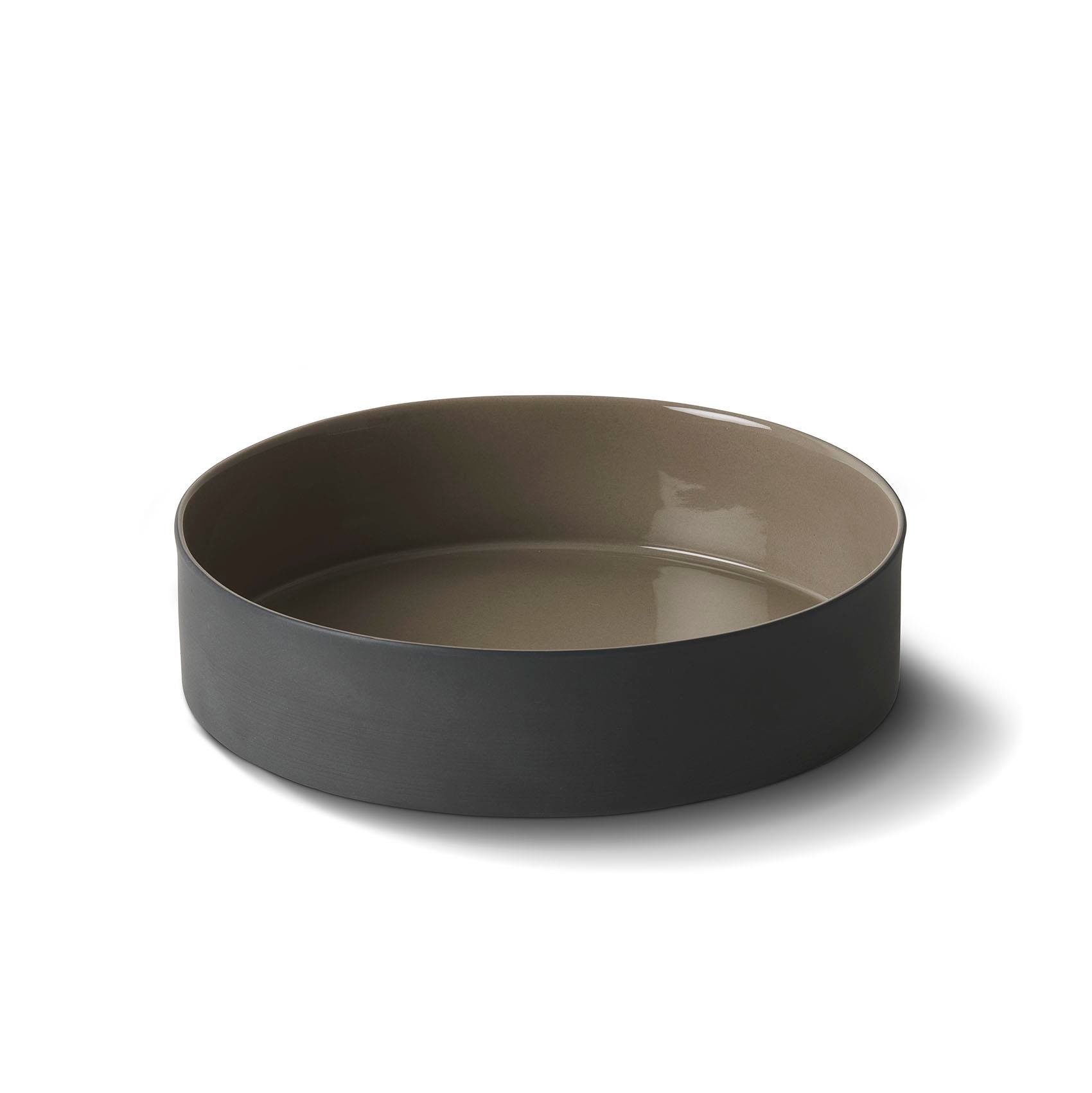 Bol à Salade Cylindre Double Couleur Ivoire - Black&Rock