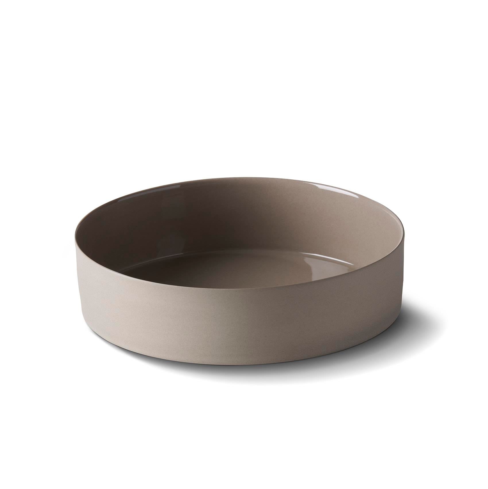 Cylinder Salad Bowl Single Colour - ROCK