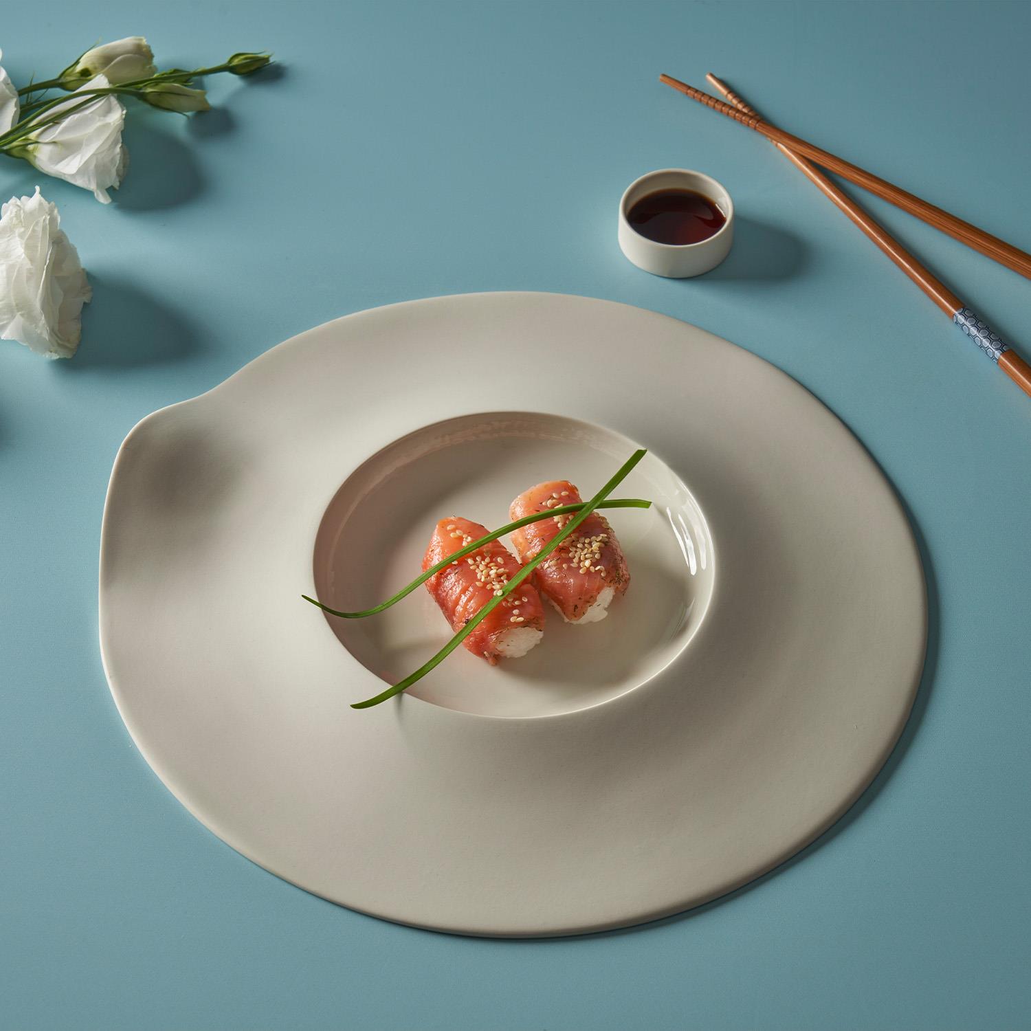 Touch Dinner Plate Nile - IVORY