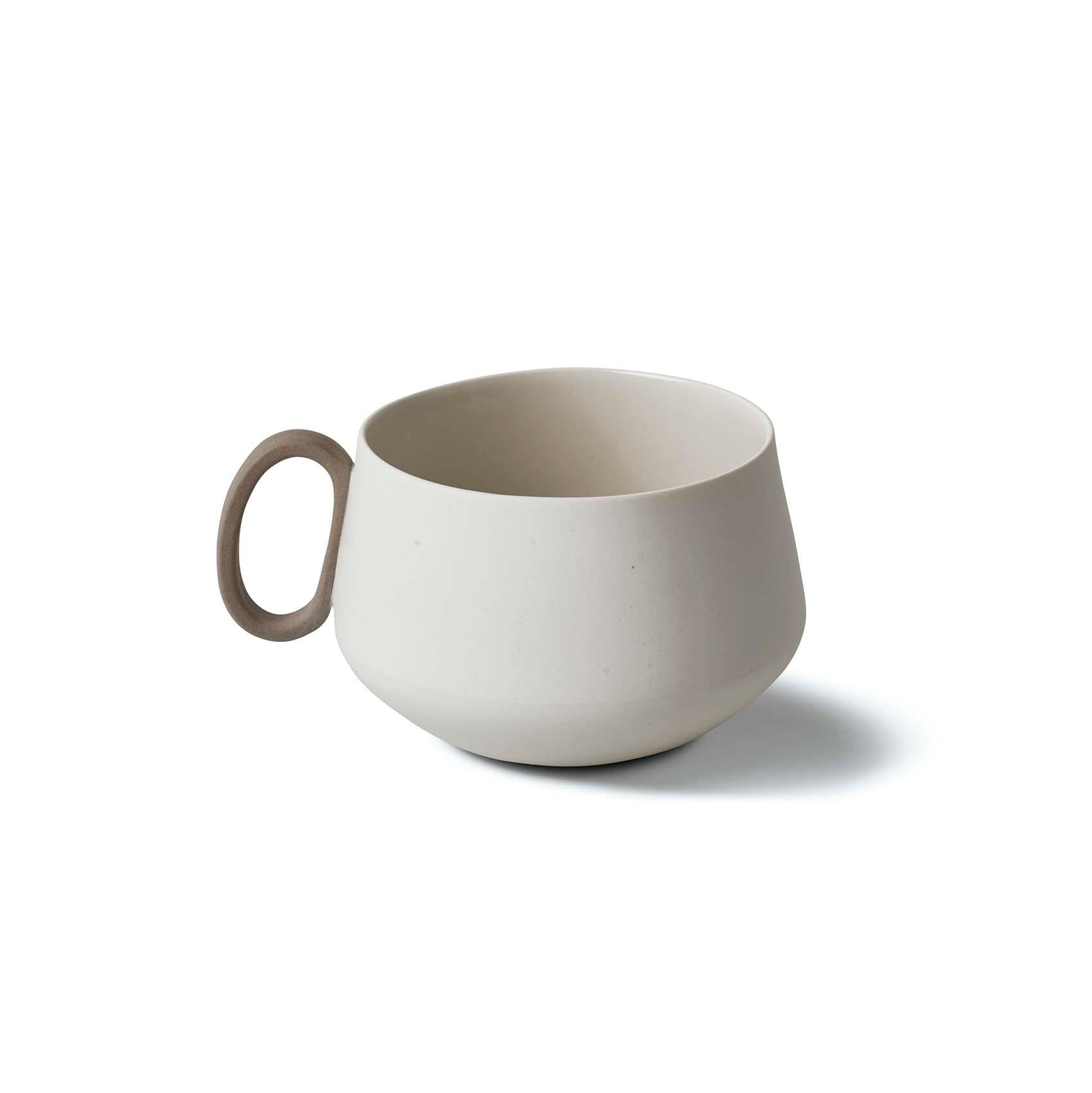 Tube Tea Cup Single Colour - Ivory