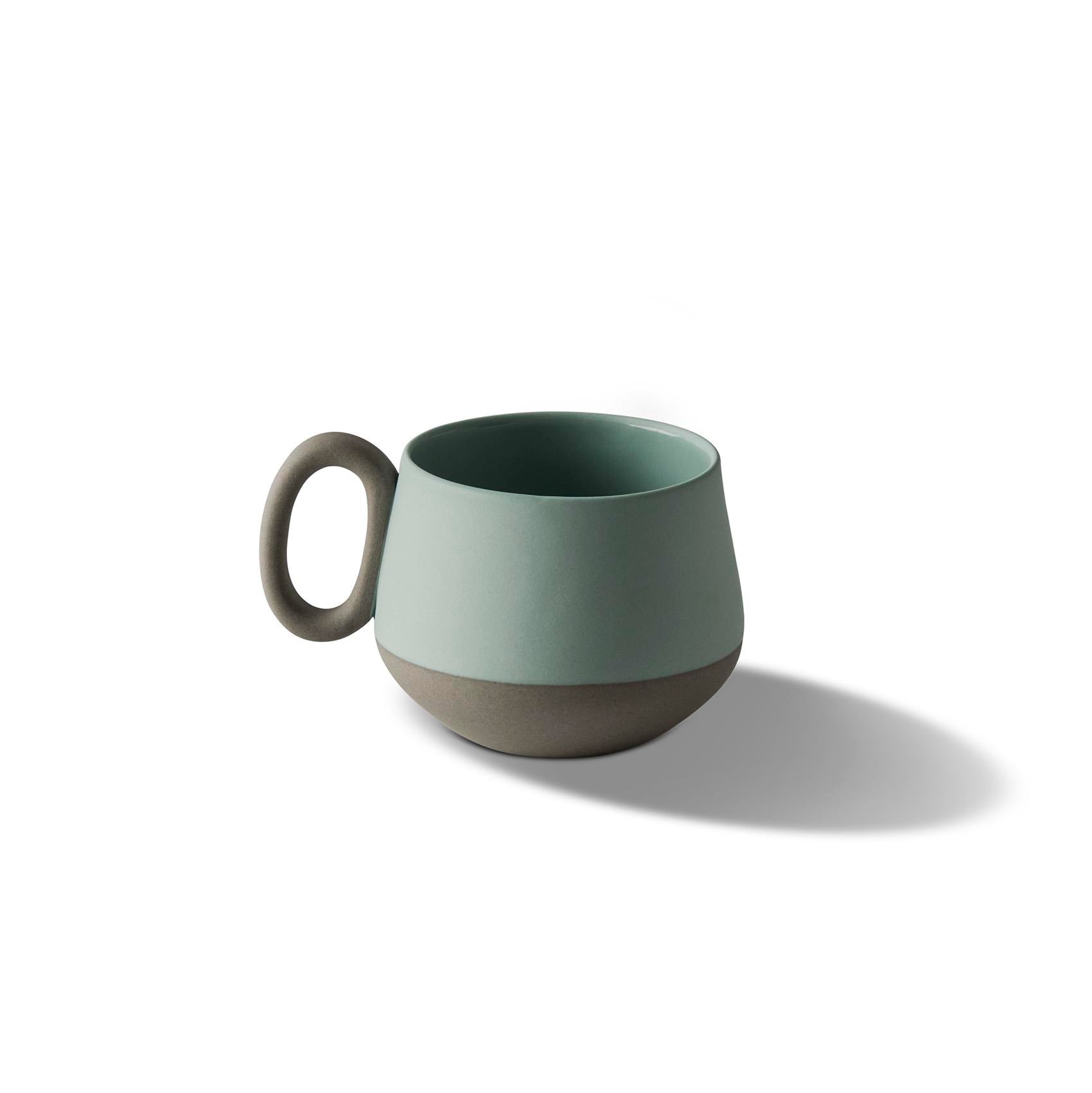 Tasse à Expresso Tube Double Couleur Ivoire & Noir - Rock&Nile