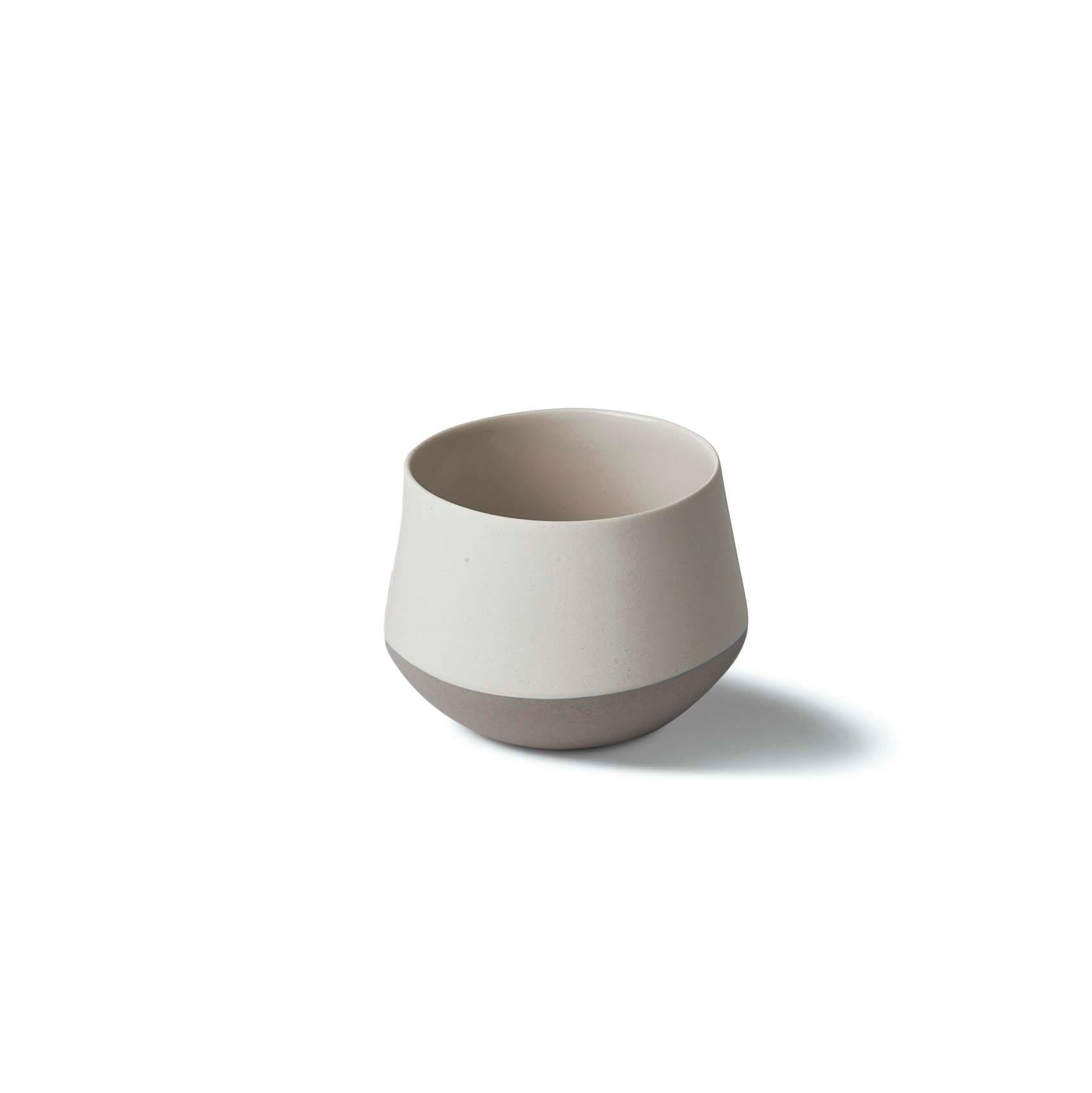 Tube Ivory Handleless Espresso Cup Double Colour - Rock&Ivory