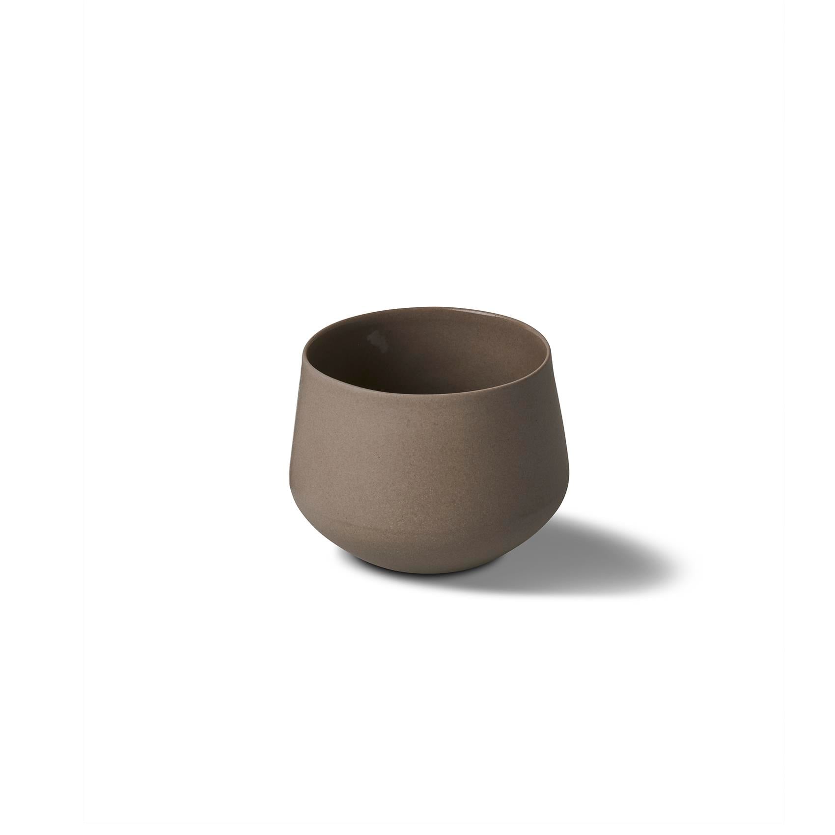 Tube Handleless Espresso Cup Single Colour - ROCK