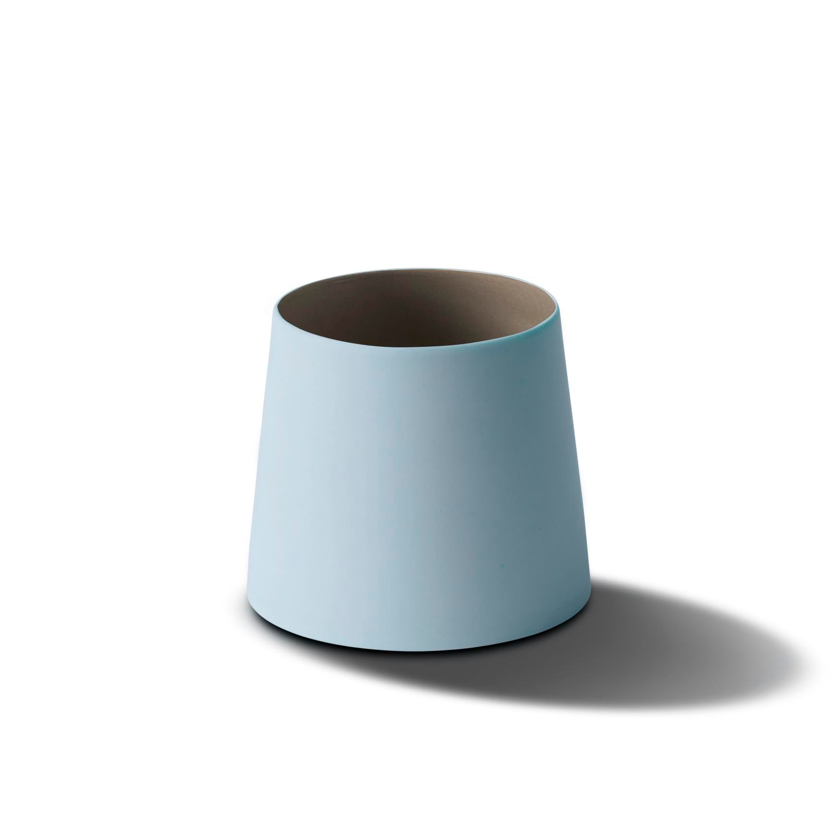 Schmaler Wasserbecher Röhrenkegel Doppel Farbe