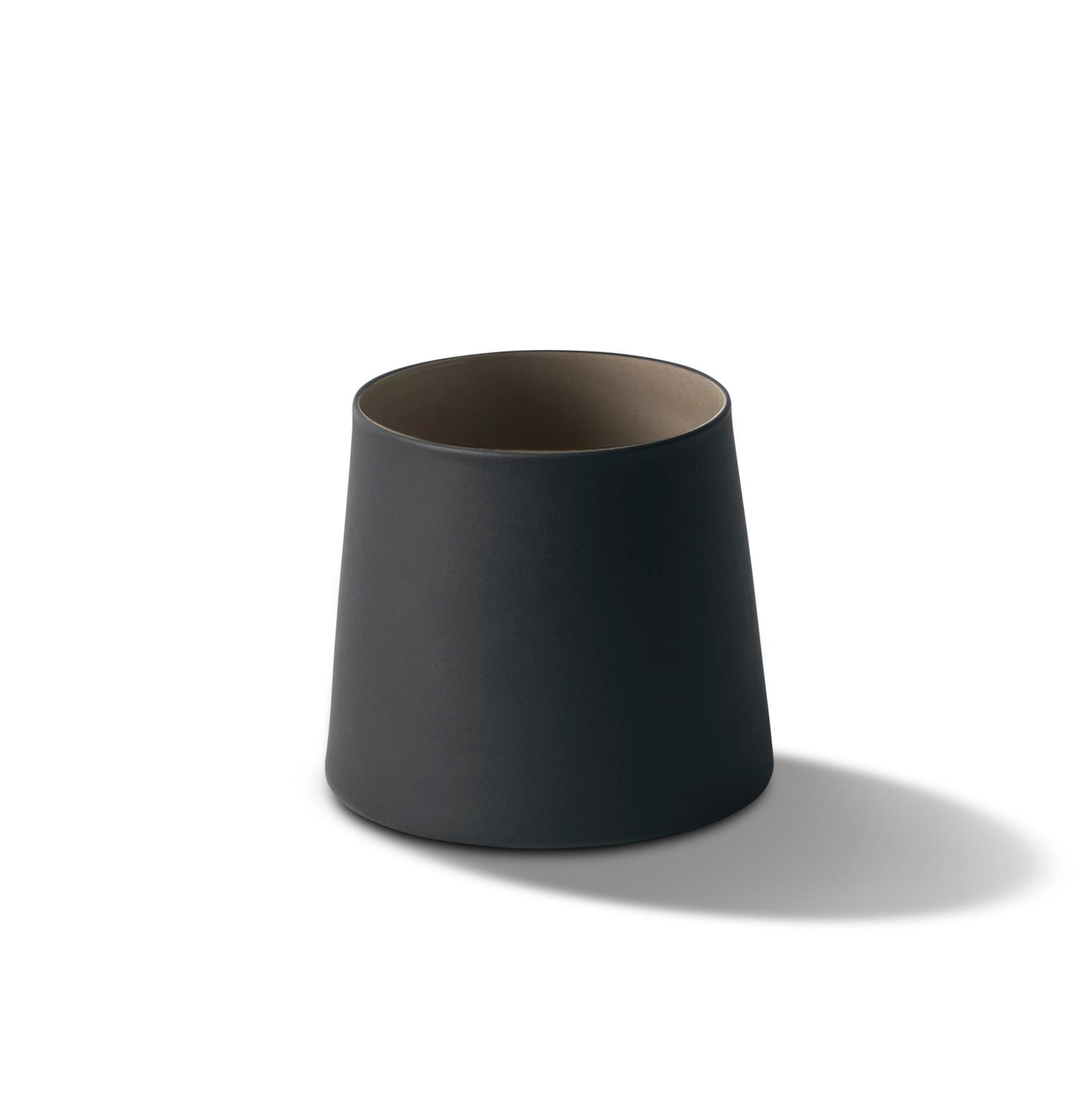 Schmaler Wasserbecher Röhrenkegel Doppel Farbe - Black&Rock