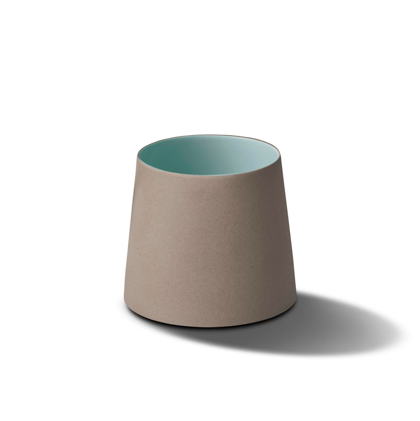 Schmaler Wasserbecher Röhrenkegel Doppel Farbe - Rock&Aqua