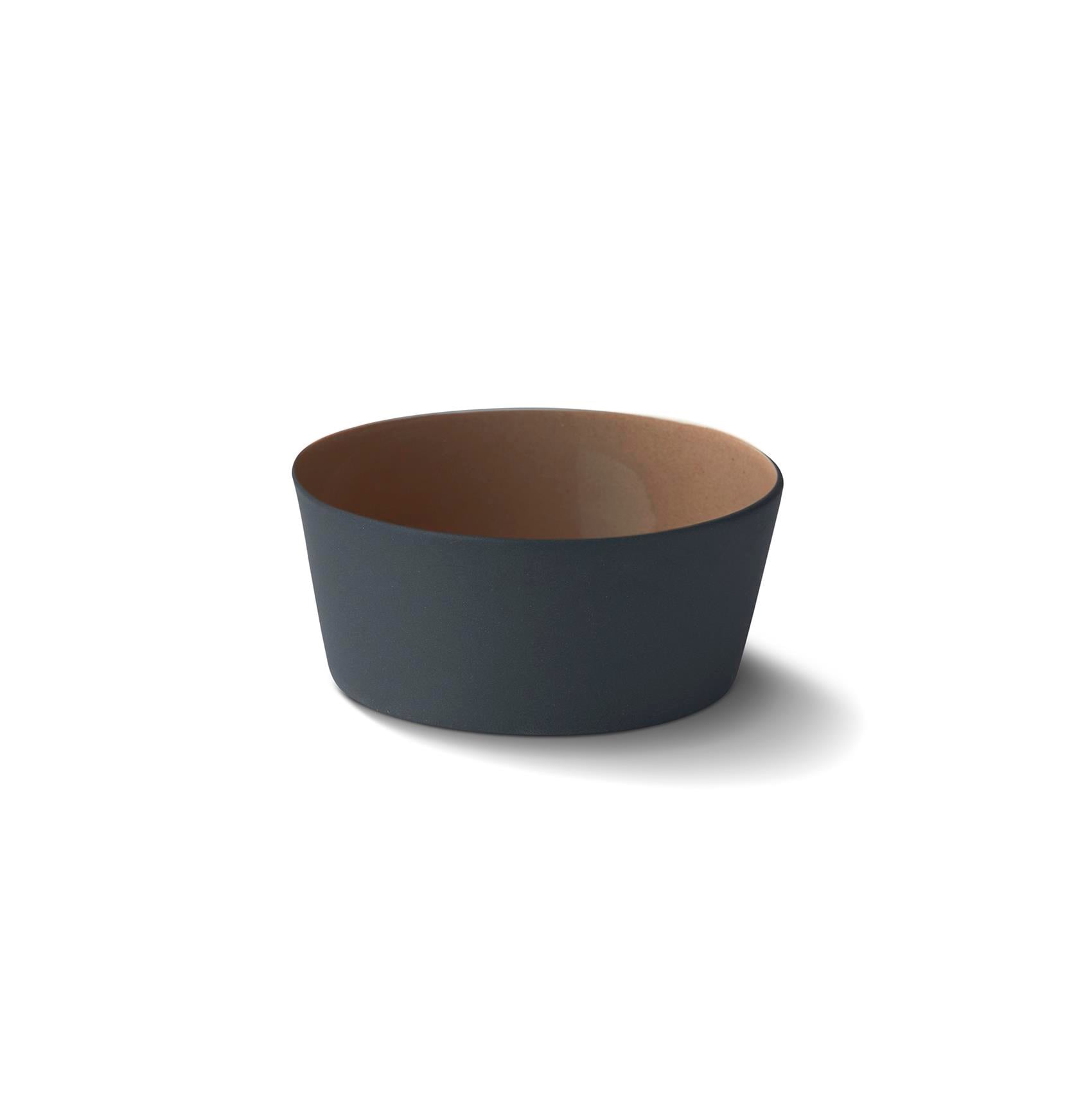 Grand Bol Large Conique Tube Double Couleur - Black&Straw