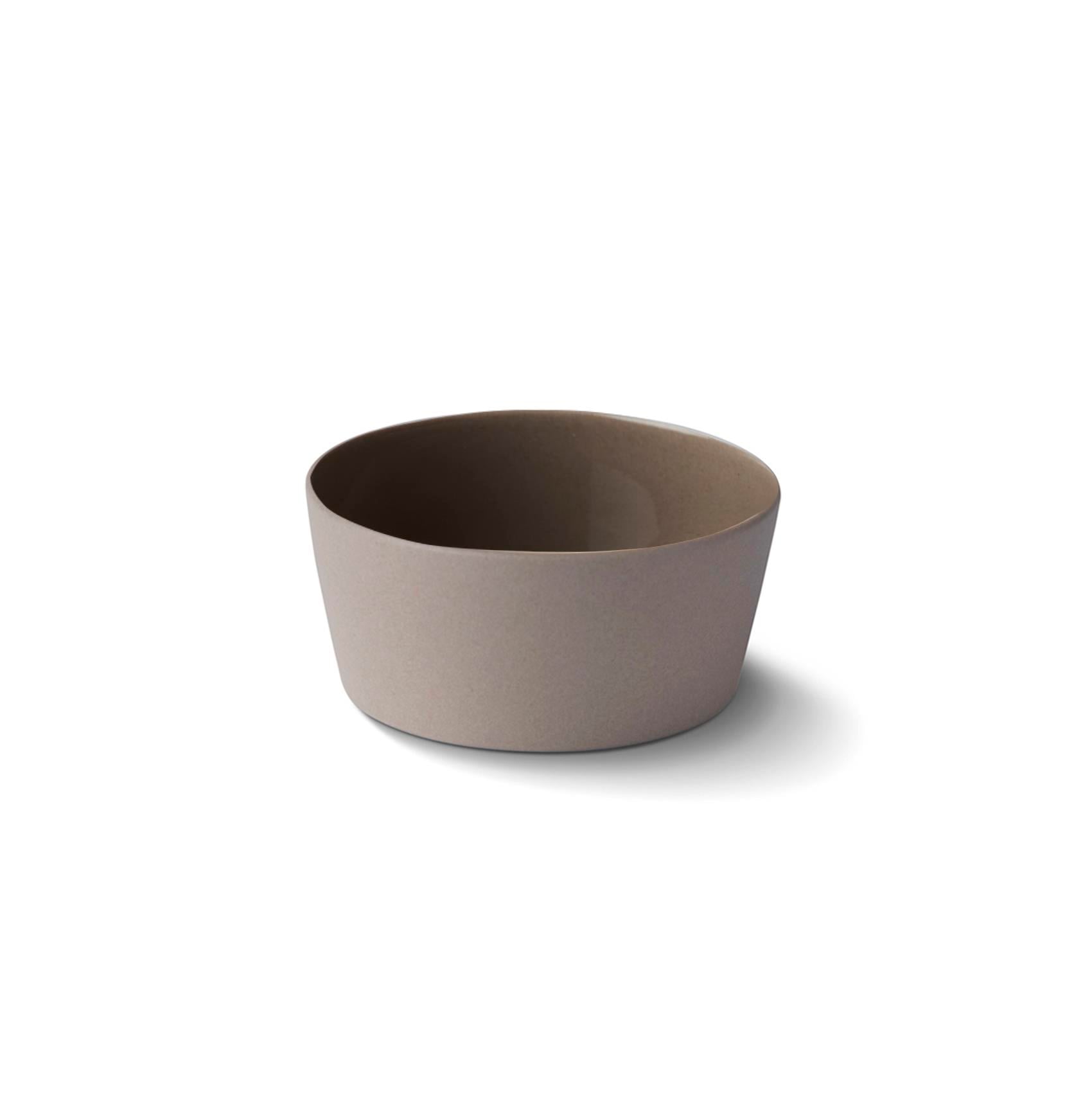 Tube Conic Wide Large Bowl Single Colour - ROCK