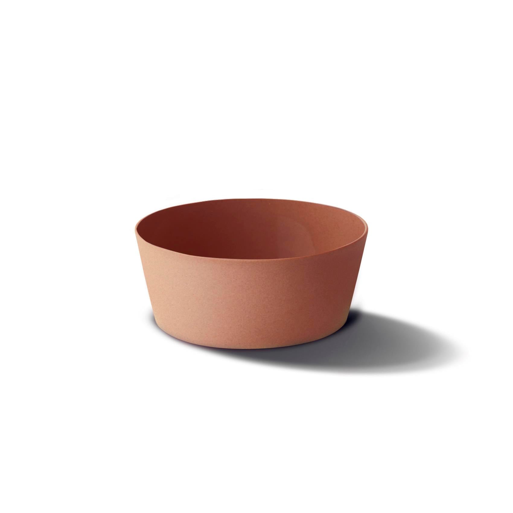 Tube Conic Wide Large Bowl Single Colour - CORAL