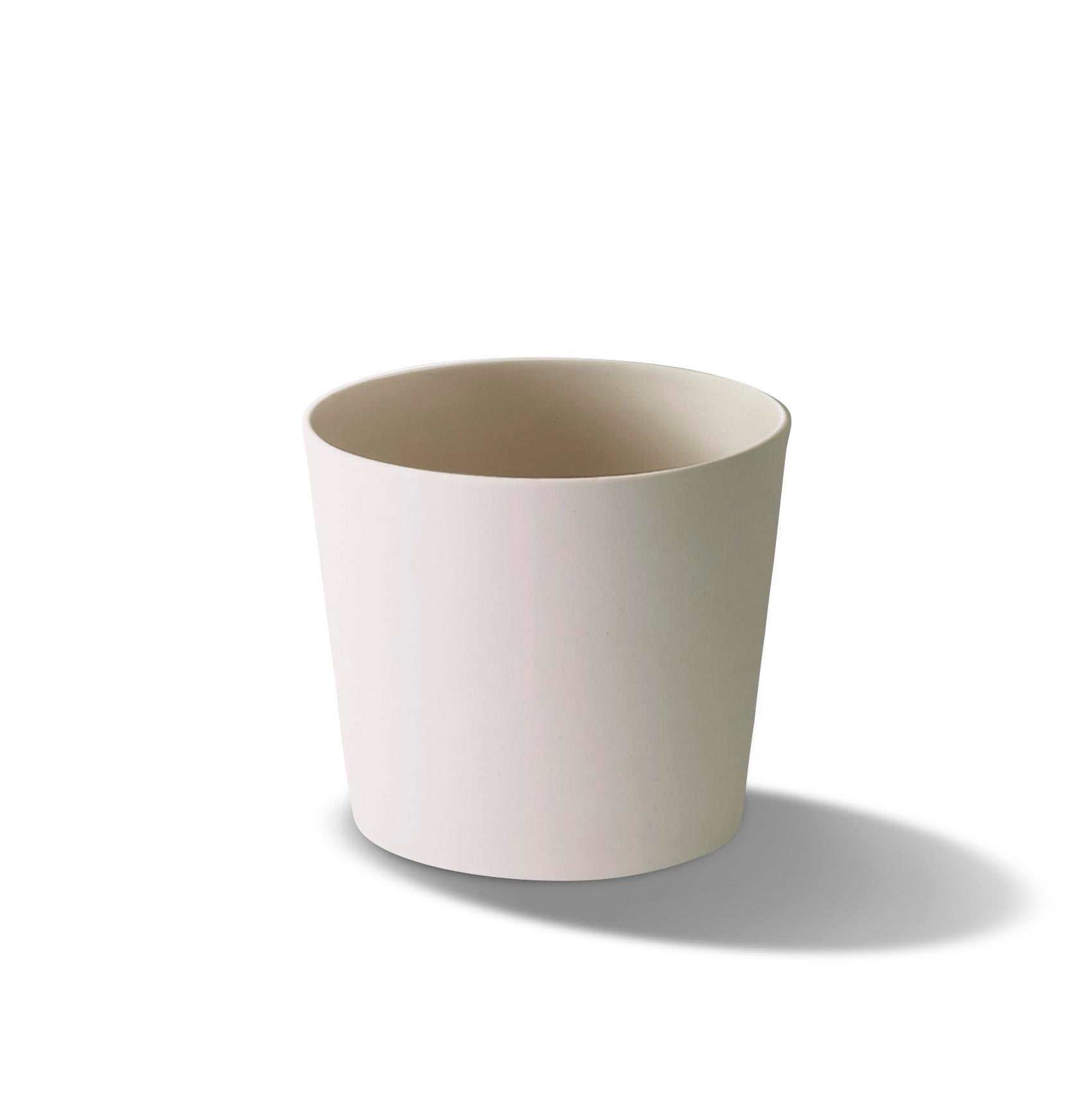 Gobelet Large Conique Tube Couleur Unique - Ivory