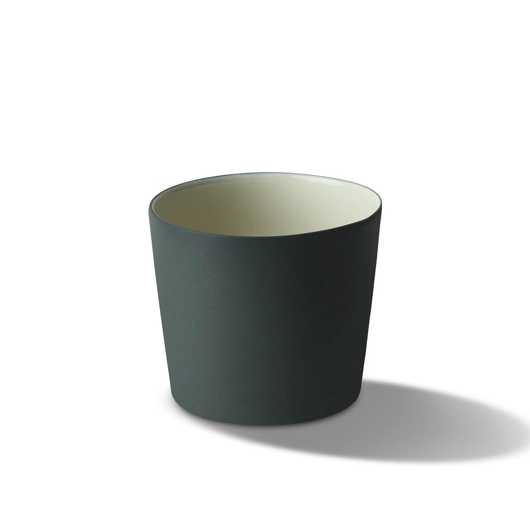 Gobelet Large Conique Tube Double Couleur - Black&Ivory