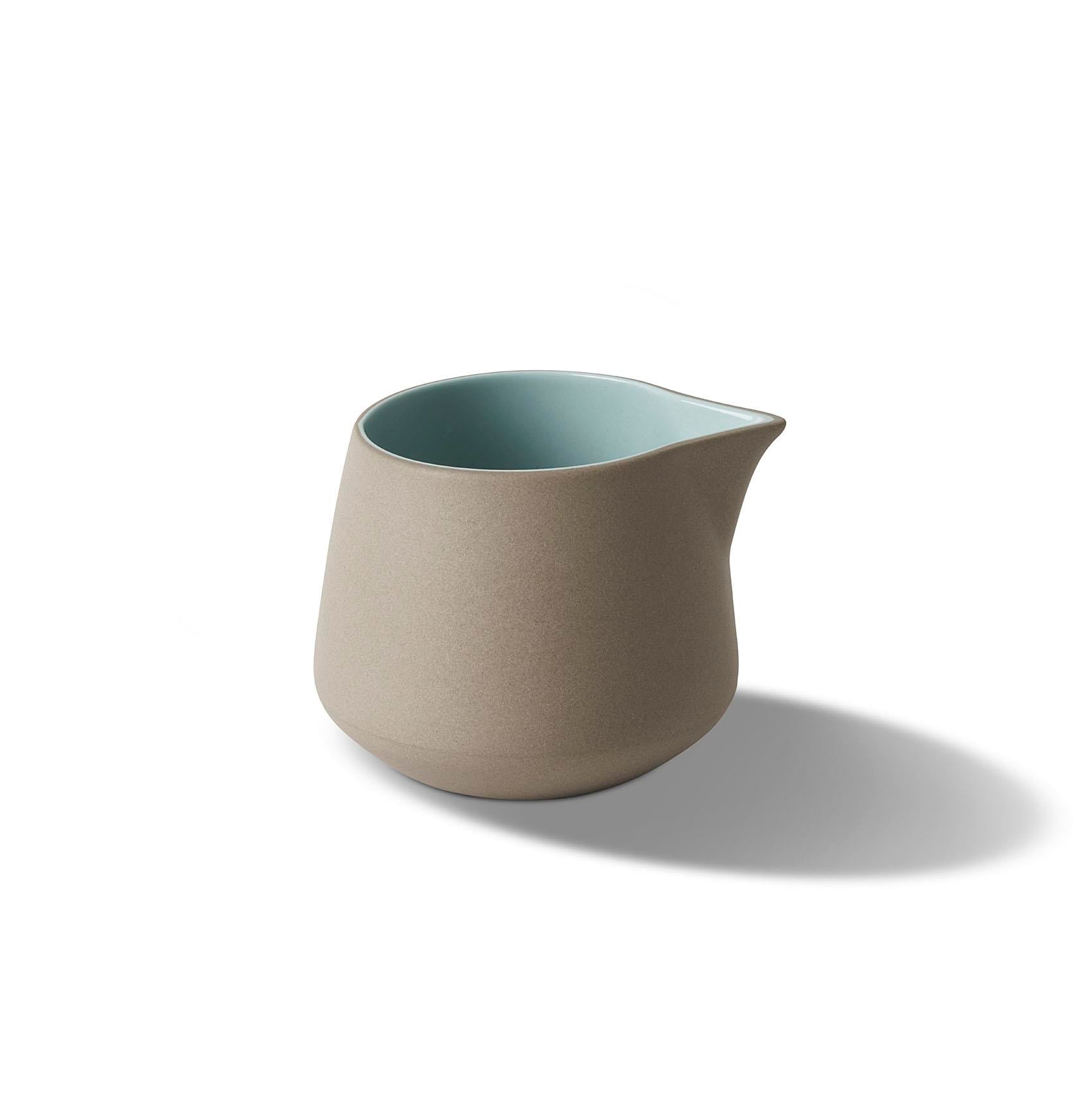 Tube Milchkrug Doppelfarbe - Outer Rock&Inner Aqua