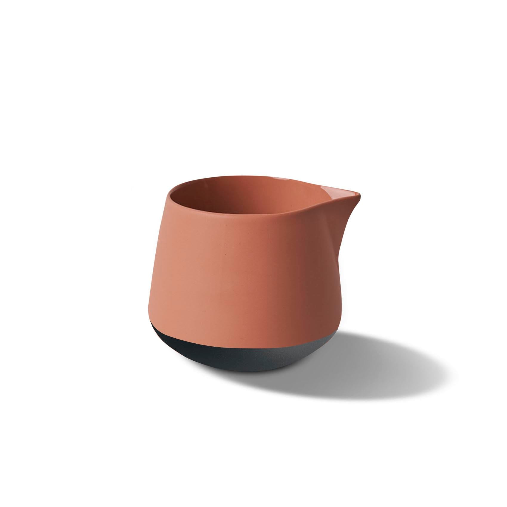 Tube Milchkrug Doppelfarbe - Black&Coral