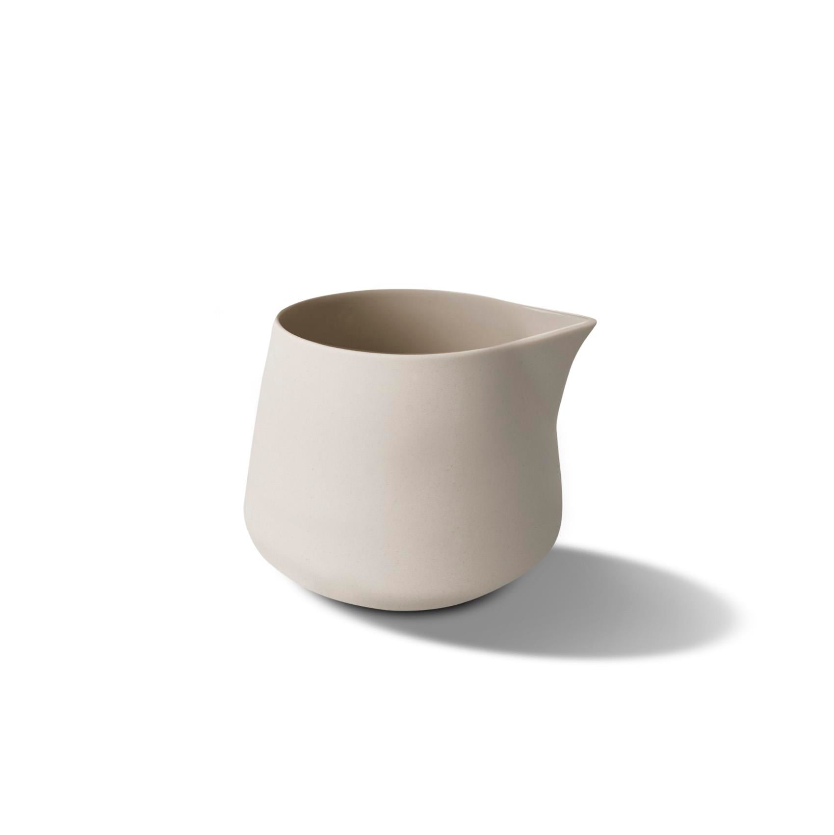 Tube Milk Jug Single Colour Ivory - Ivory