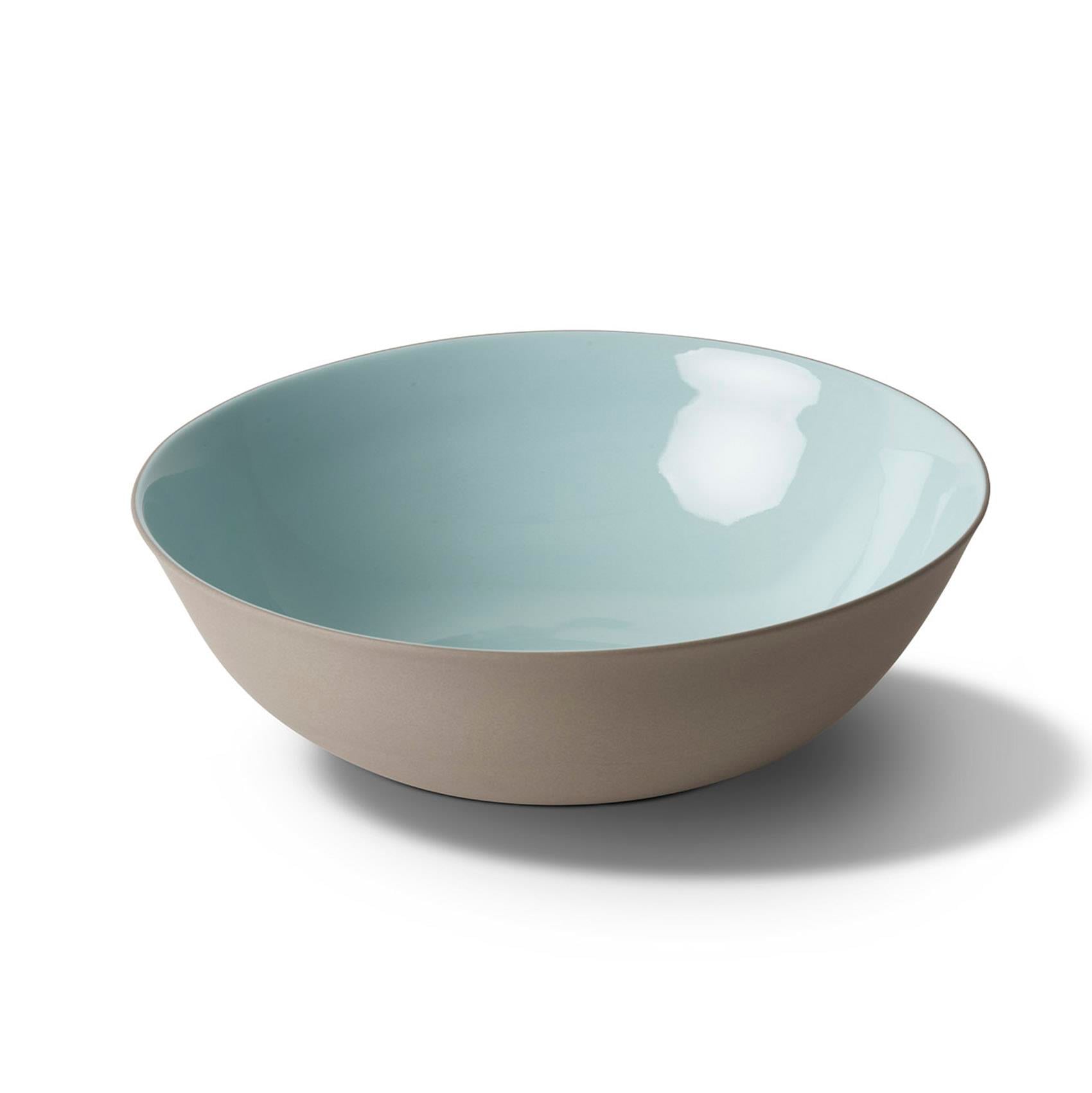 Round Large Bowl Double Colour - Rock&Aqua