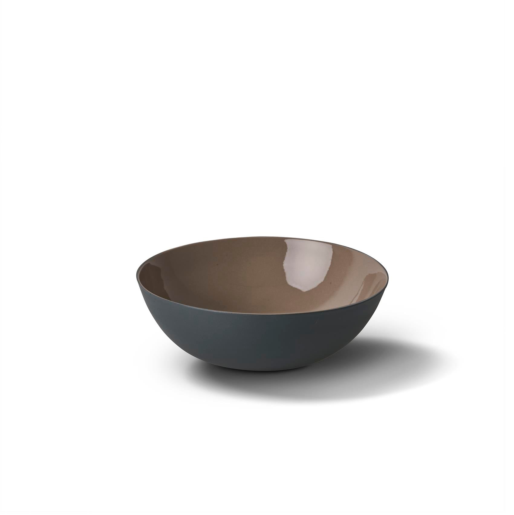 Round Soup Bowl Double Colour - Black&Rock