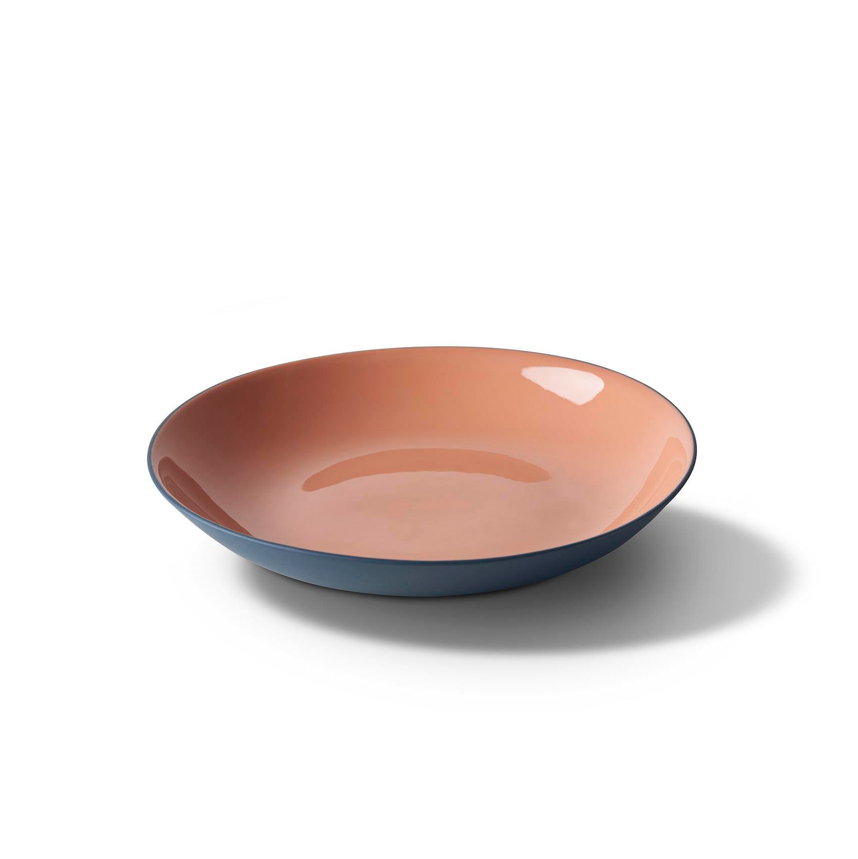 Runde Tiefe Platte Doppel Farbe