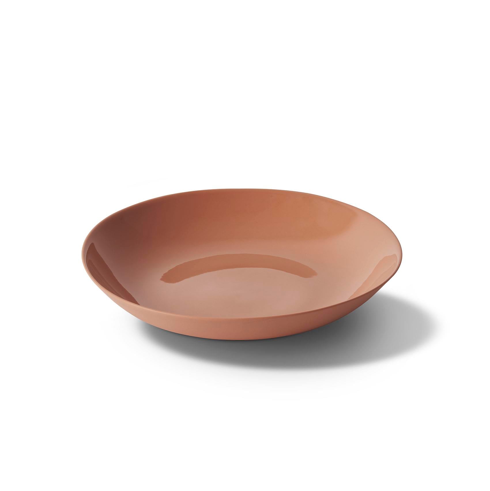 Runde Tiefe Platte Einzelfarbe - CORAL