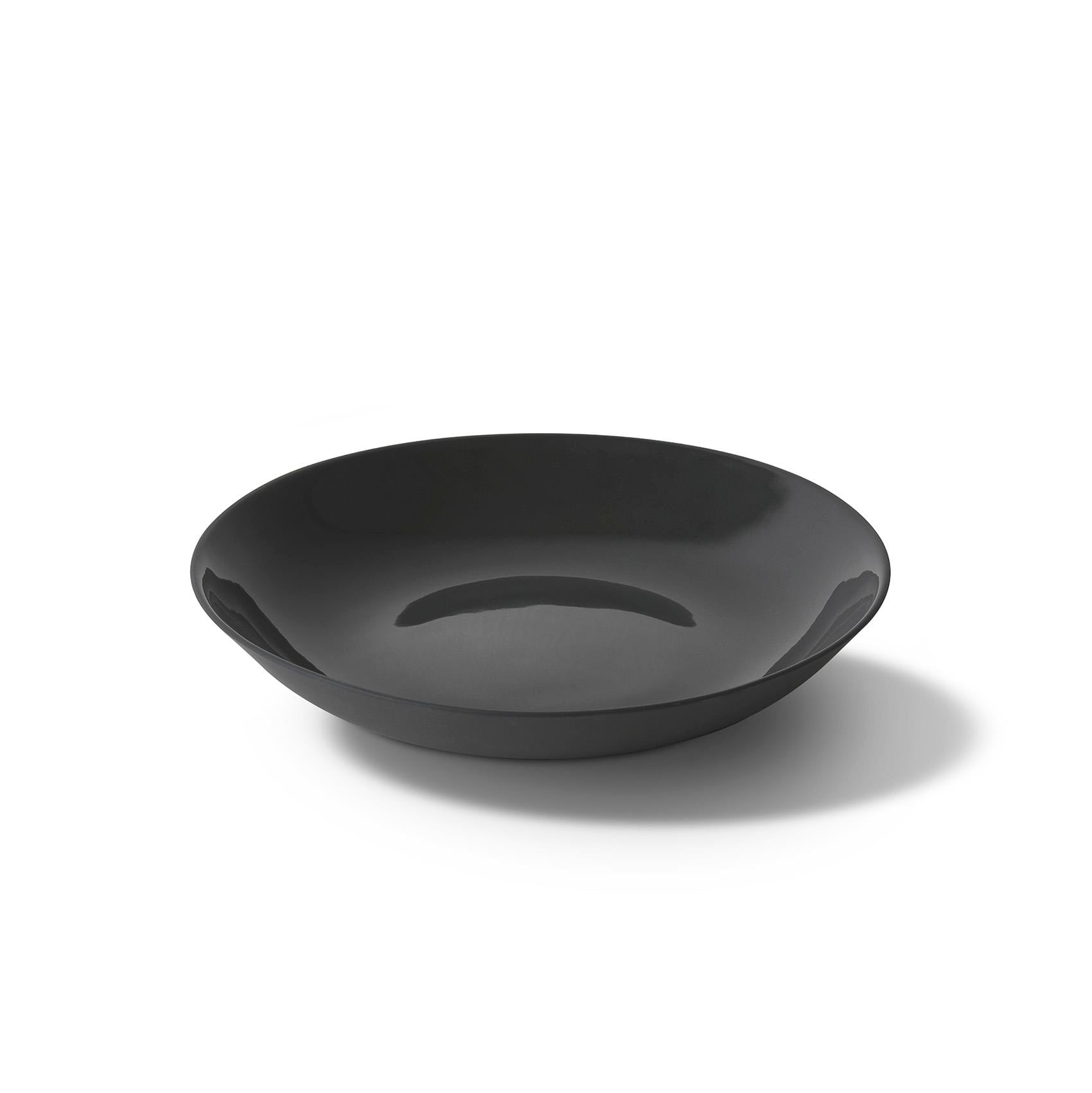 Runde Tiefe Platte Einzelfarbe - BLACK