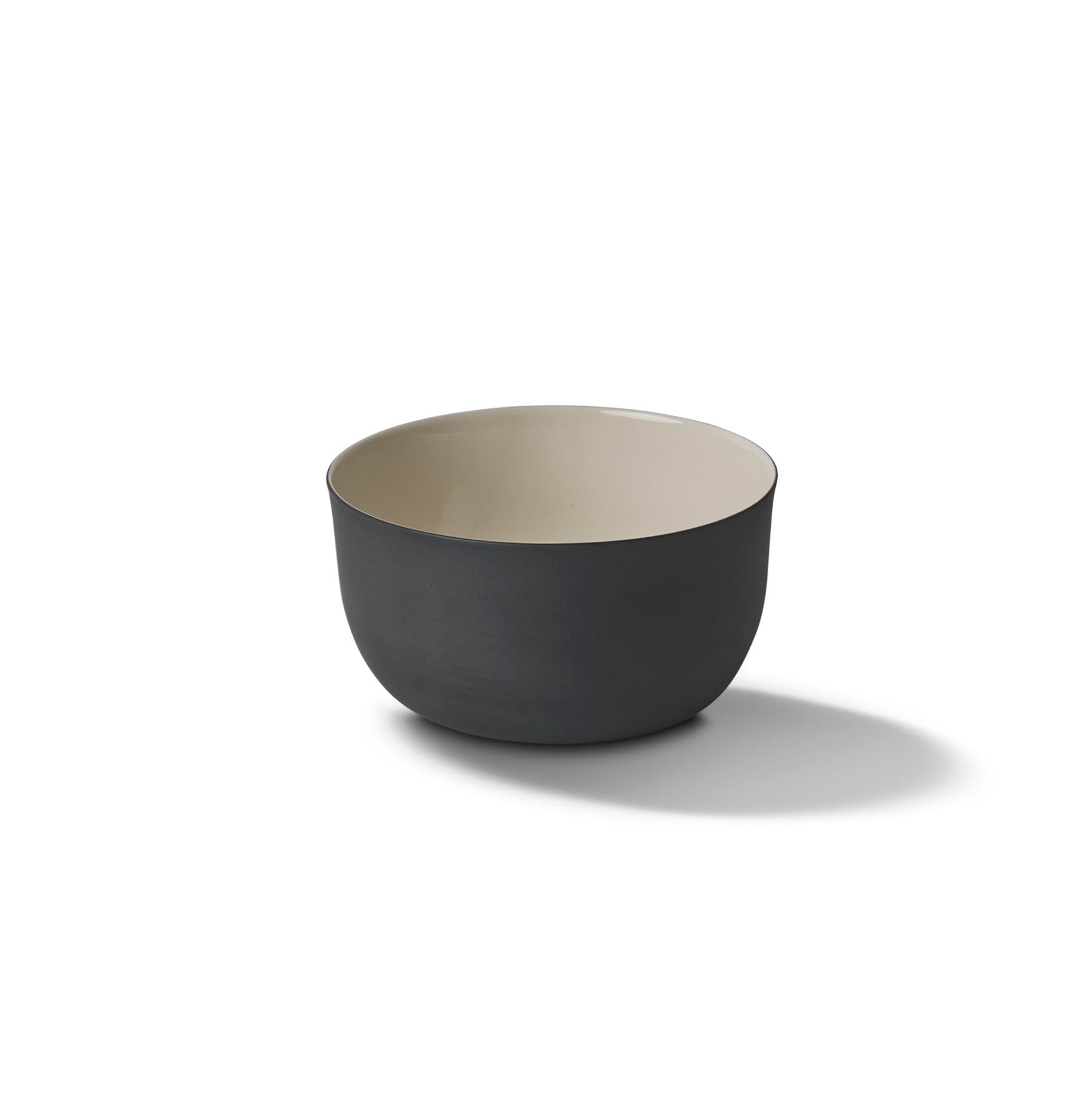 Bol Profond Rond Double Couleur - Black&Ivory