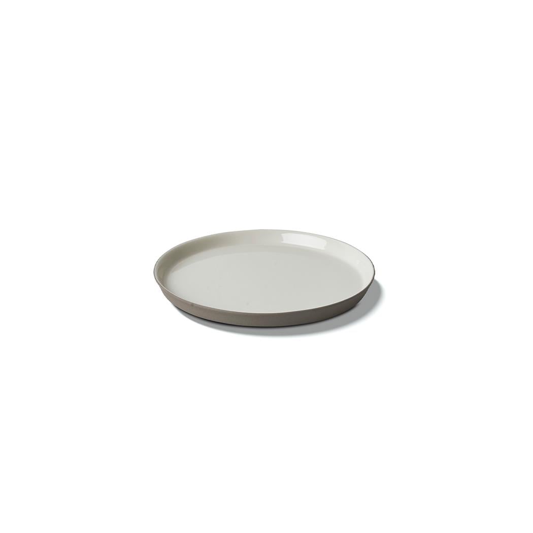 Round Bread Plate Double Colour Ivory - Rock&Ivory