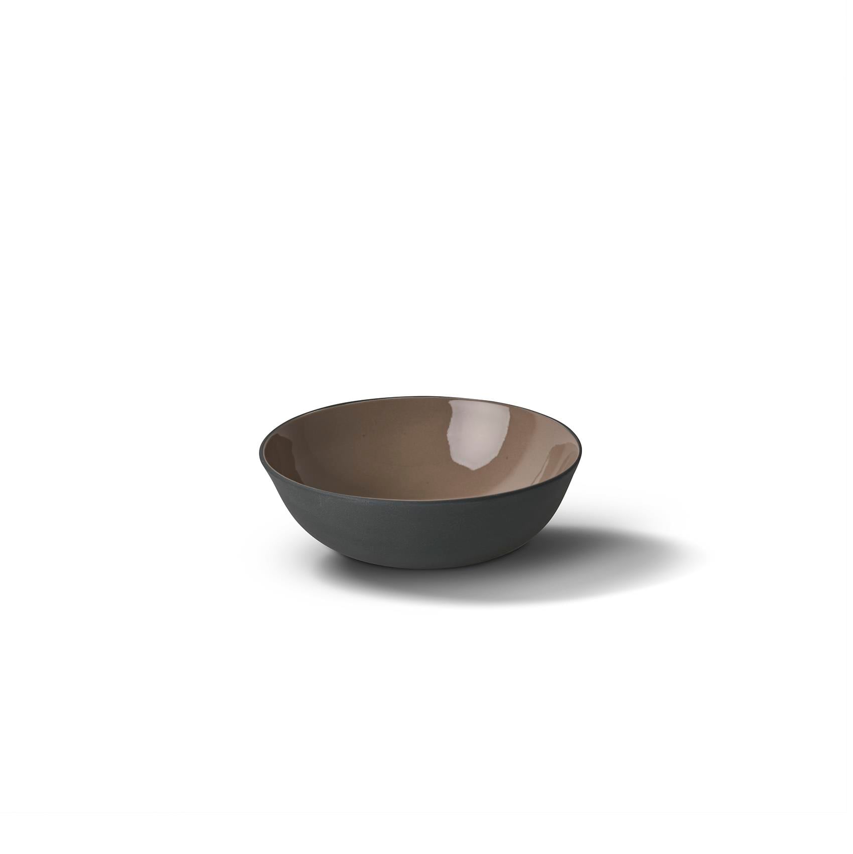 Round Small Bowl Double Colour - Black&Rock