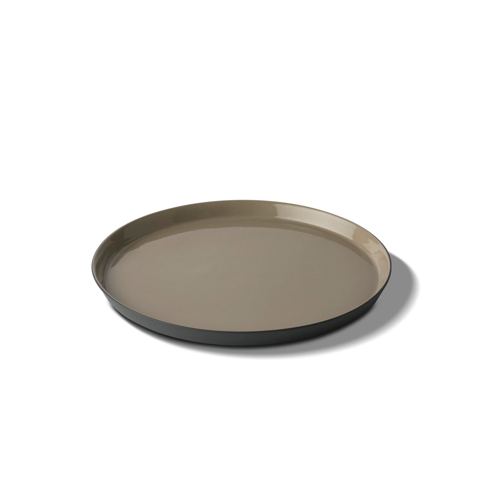 Rond Voorgerechtbord Dubbele Kleur Ivoor - Black&Rock