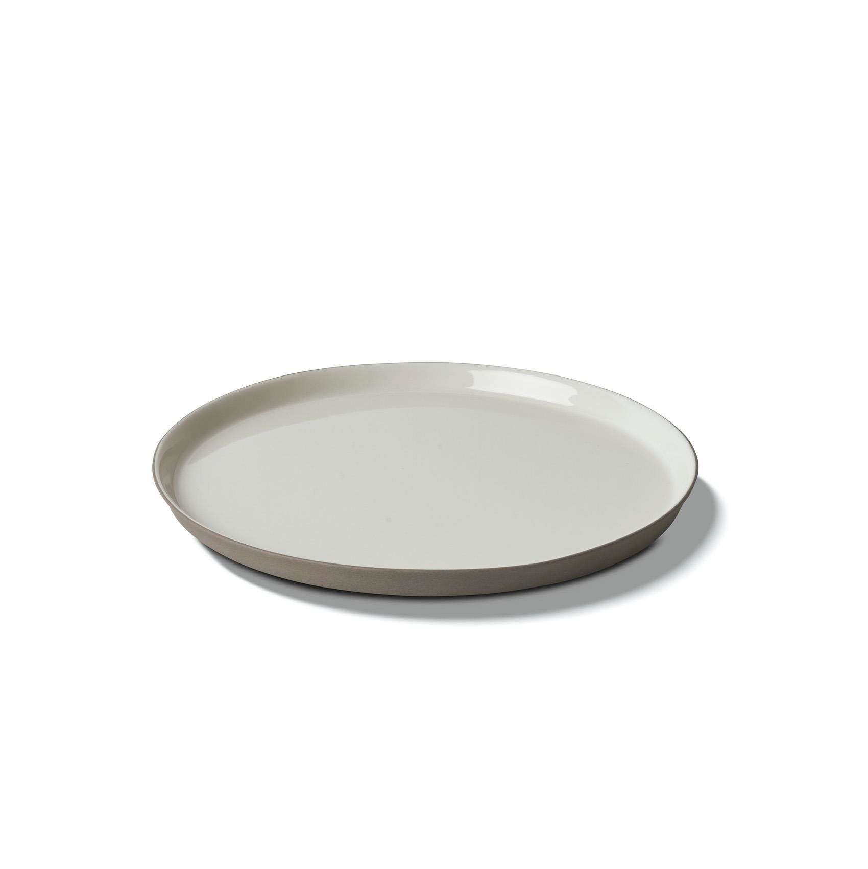 Rond Voorgerechtbord Dubbele Kleur Ivoor - Rock&Ivory