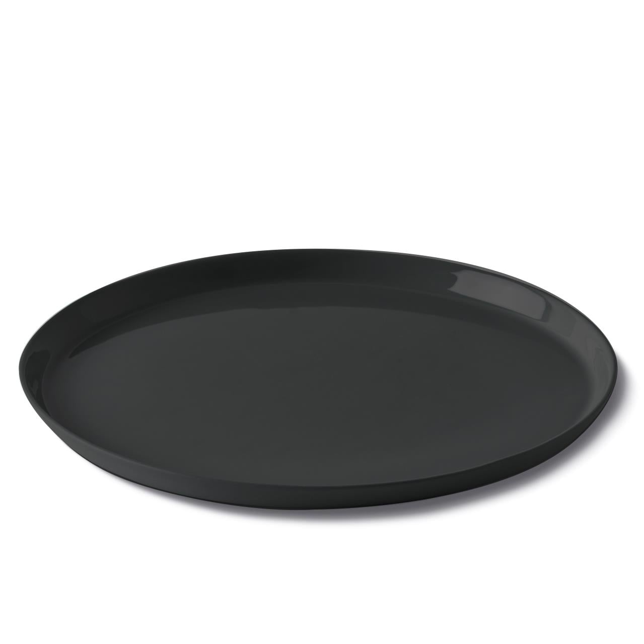 Round Pizza Plate Single Colour - BLACK