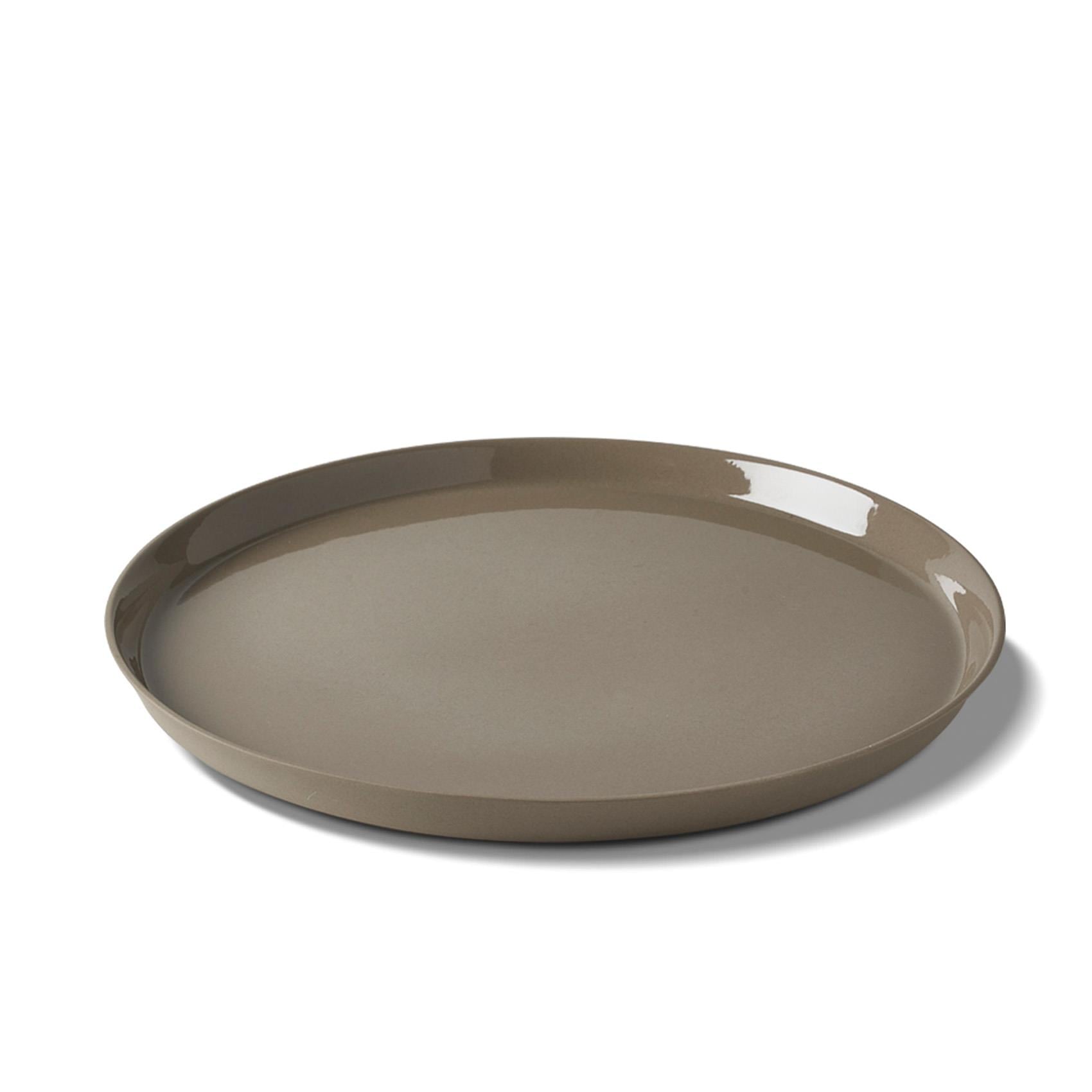 Assiette Dîner Ronde Couleur Unique Aqua - ROCK