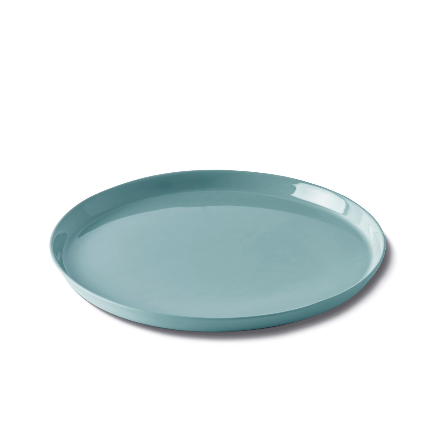 Assiette Dîner Ronde Couleur Unique Aqua