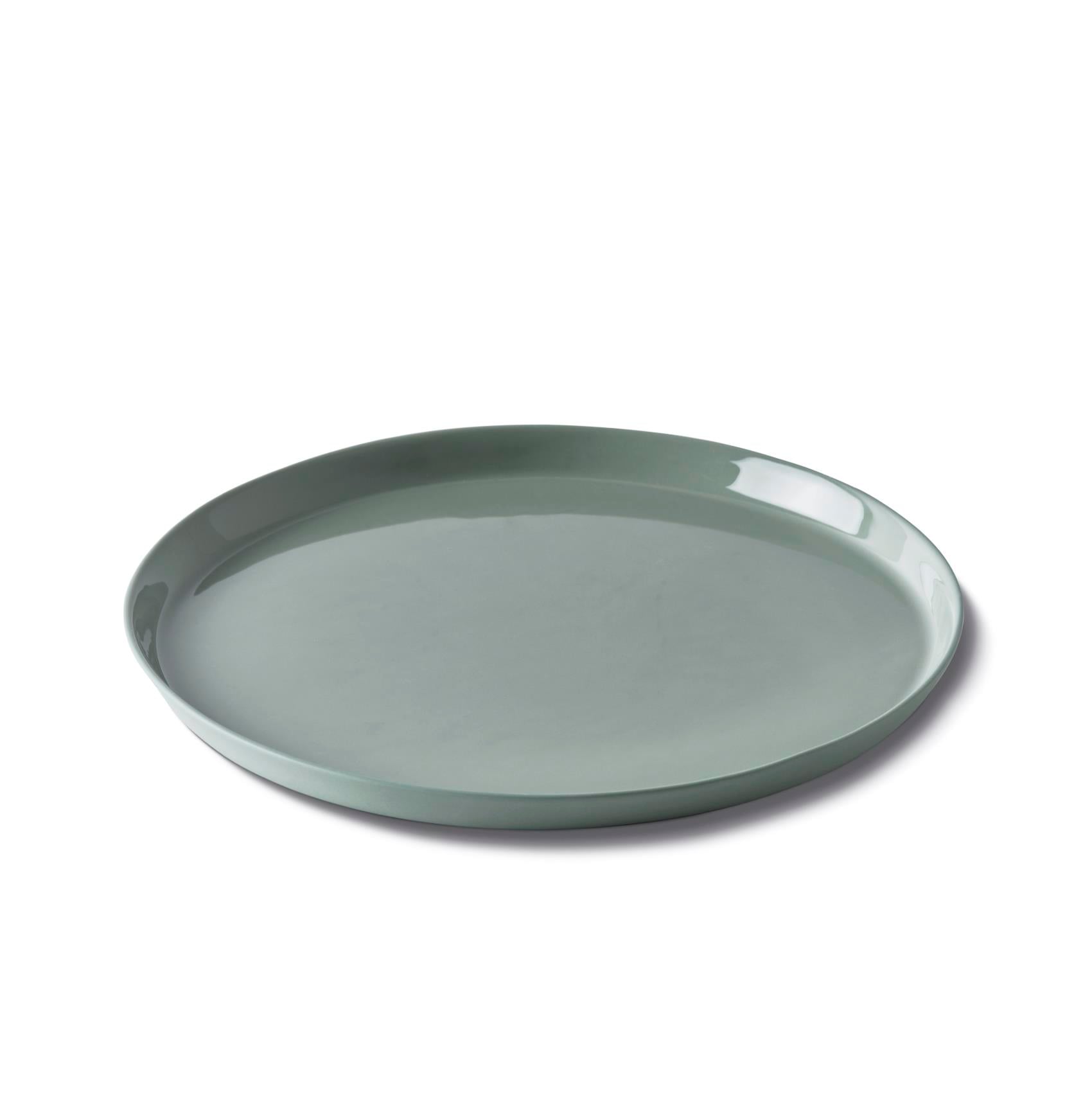 Assiette Dîner Ronde Couleur Unique Aqua - Nile