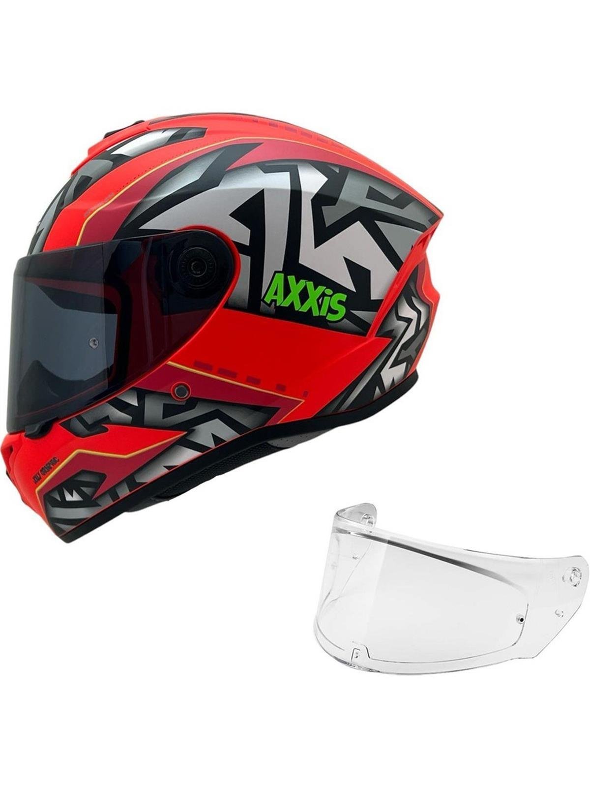 AXXIS DRAKEN S JOLLY C5 MATT RED /L