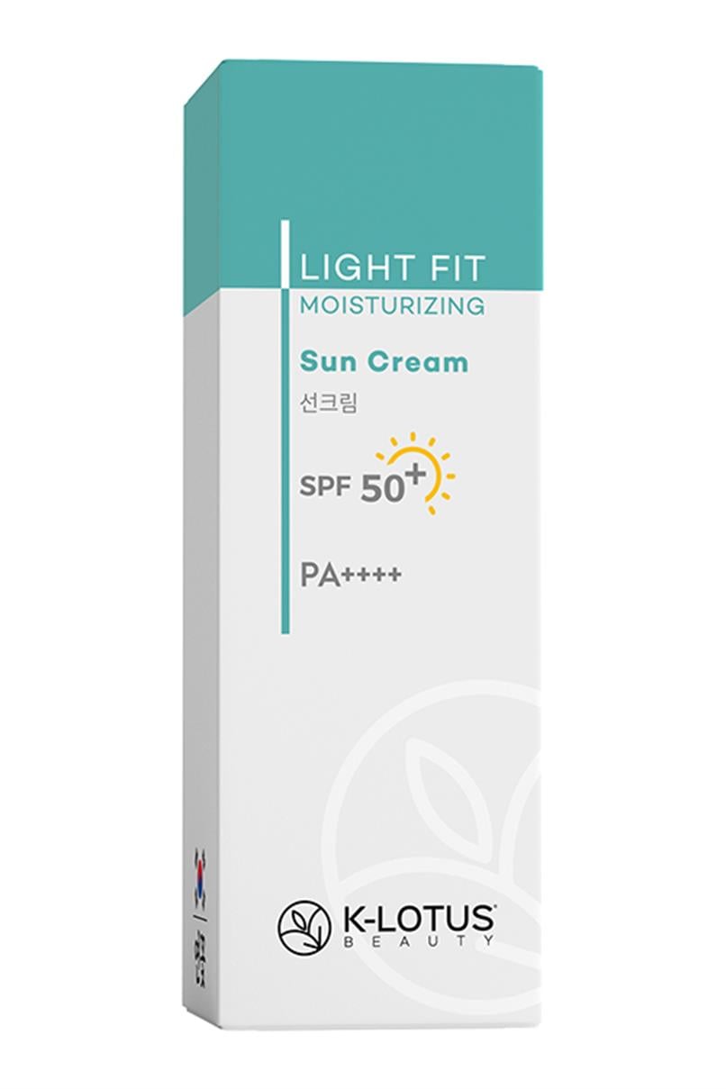 K-Lotus Beauty Light Fit Yüz ve Vücut SPF 50+ Nemlendirici Güneş Kremi  PA++++ 50ml (Normal ve Kuru Ciltler)