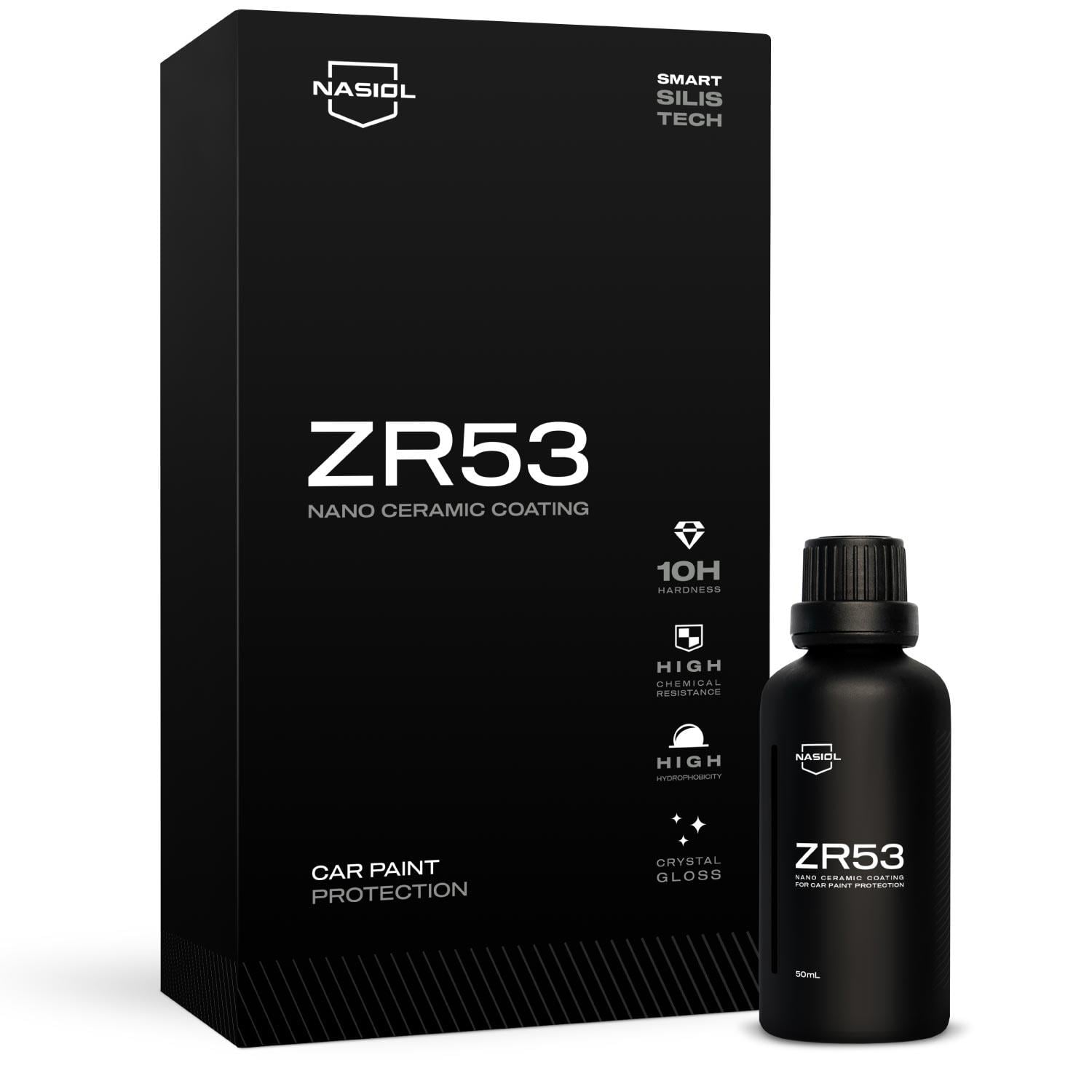 にる Nasiol ZR53 Araç Nano Seramik Kaplama ve Boya Koruma - 50 ml