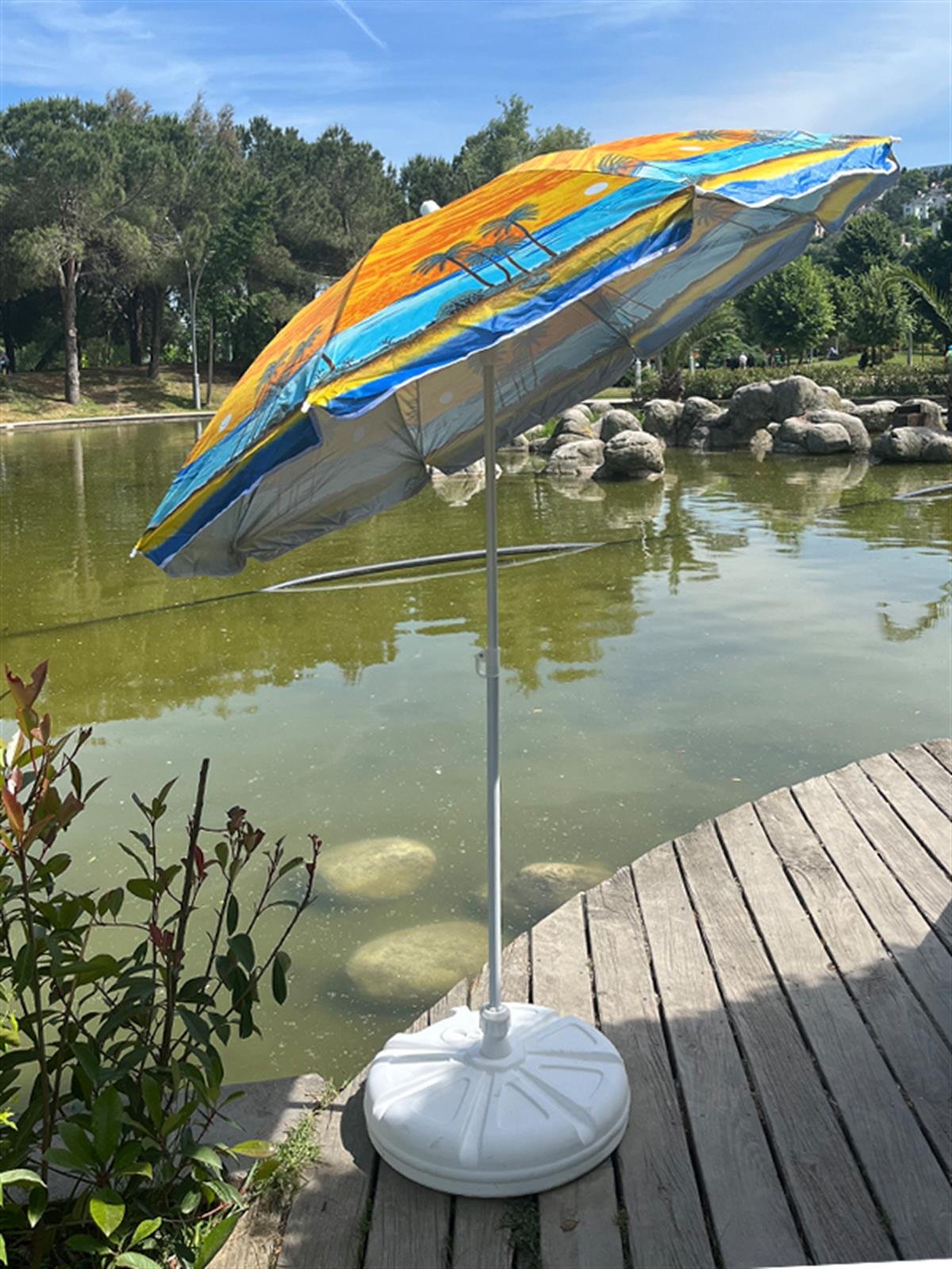 Plaj Şemsiyesi 160cm Ultraviyole Korumalı