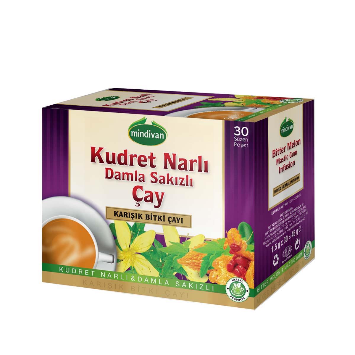Kudret Narlı Damla Sakızlı Çay 30lu Süzen Poşet