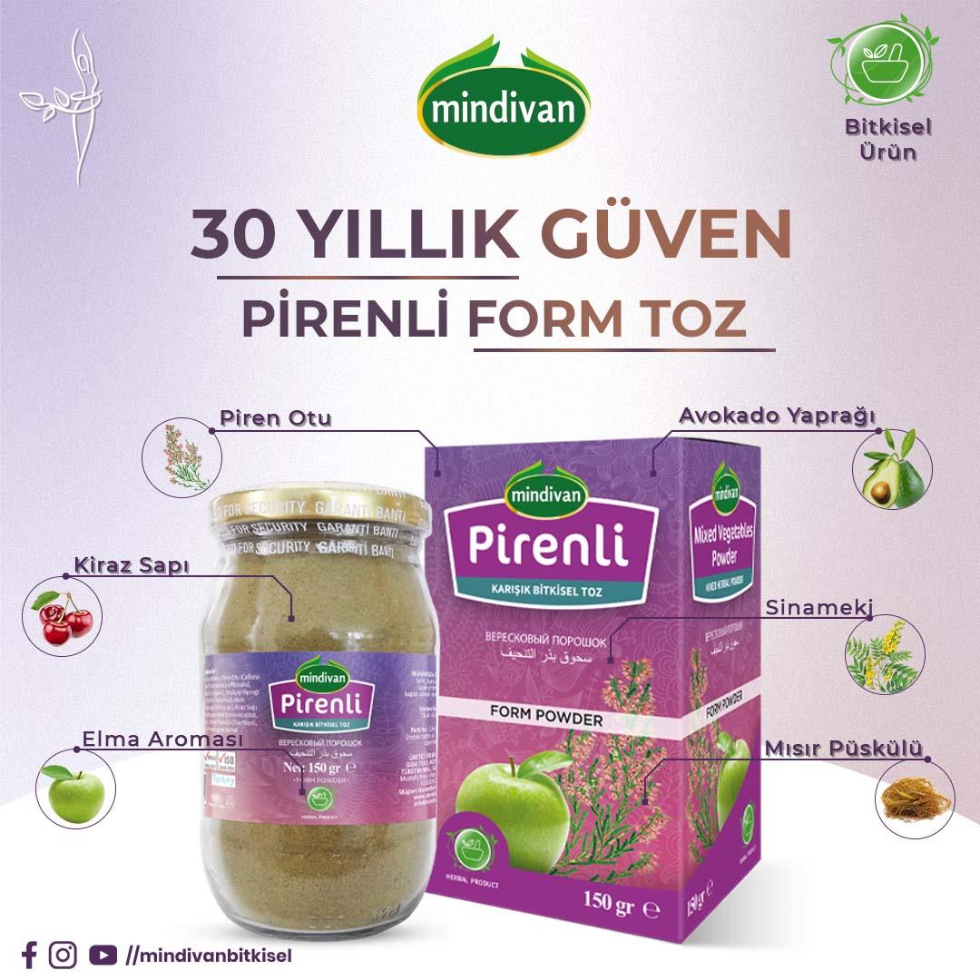 Pirenli  Form Toz 135 g (Diet Destek Ürünü )