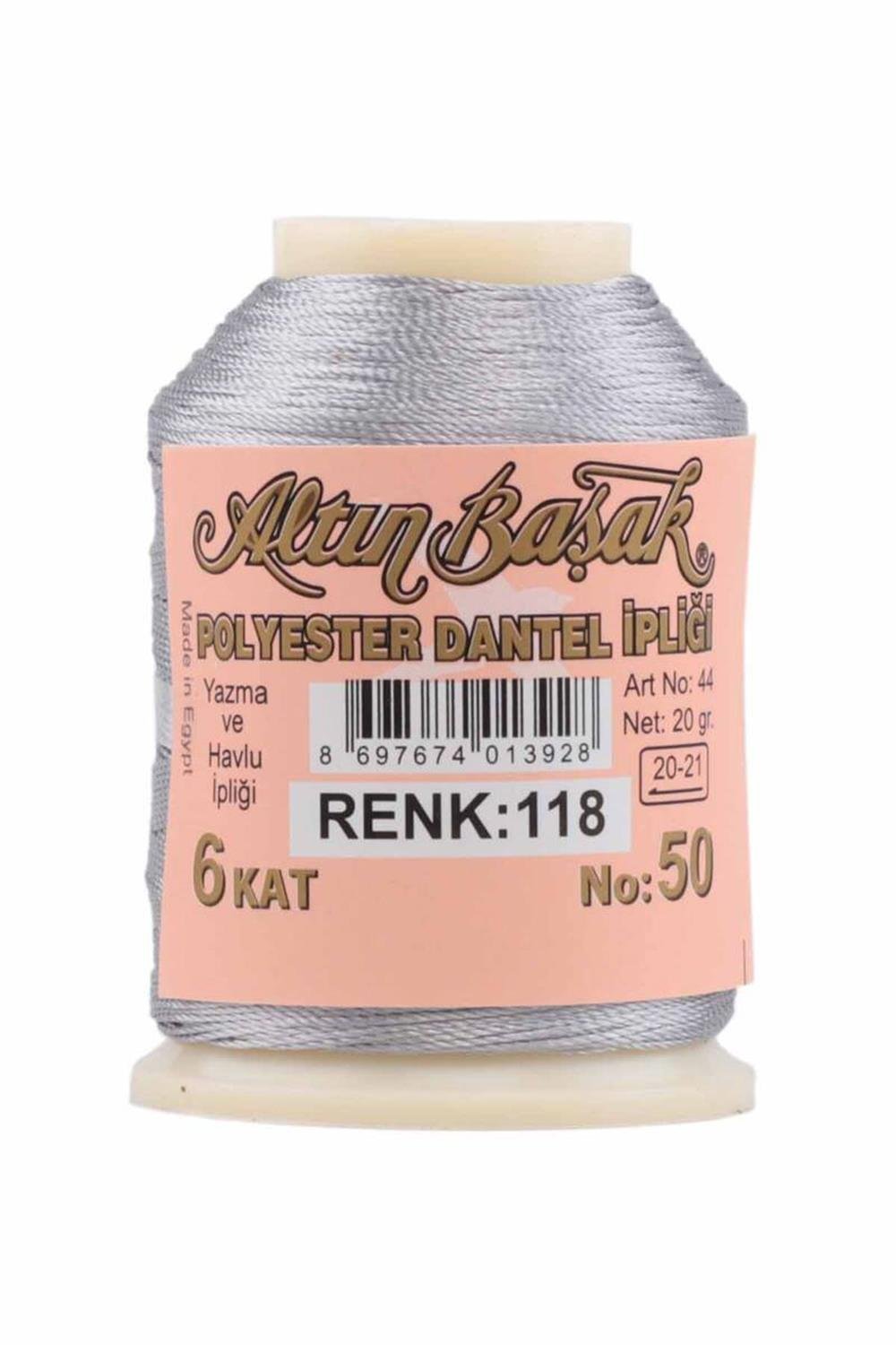 Altınbaşak Oya Ve Dantel İpi (20 gr) - Gümüş