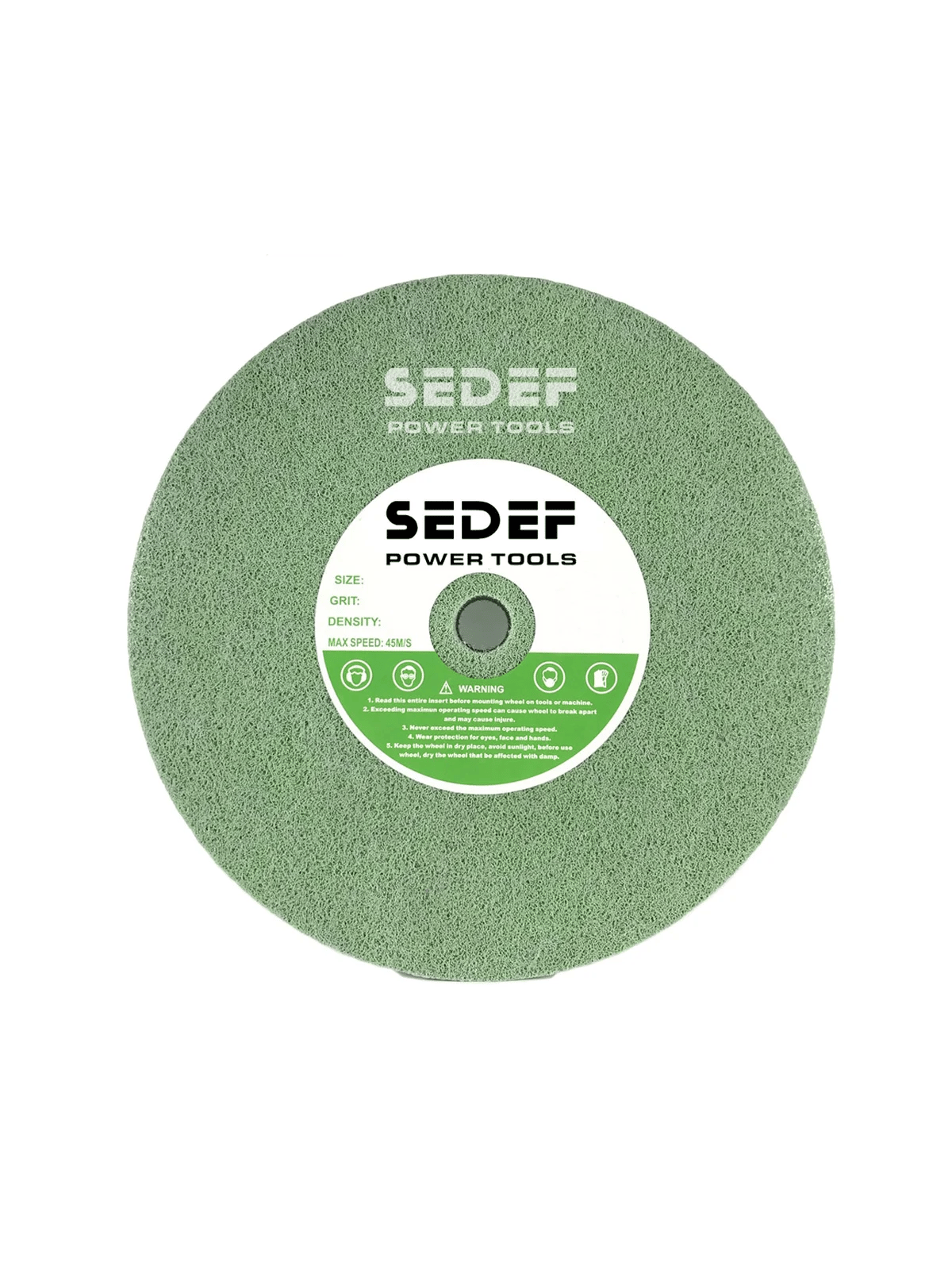 250x30x25 mm Yeşil Skoç Elyaf Zımpara Taşı 7PA 240 Kum | Garmak