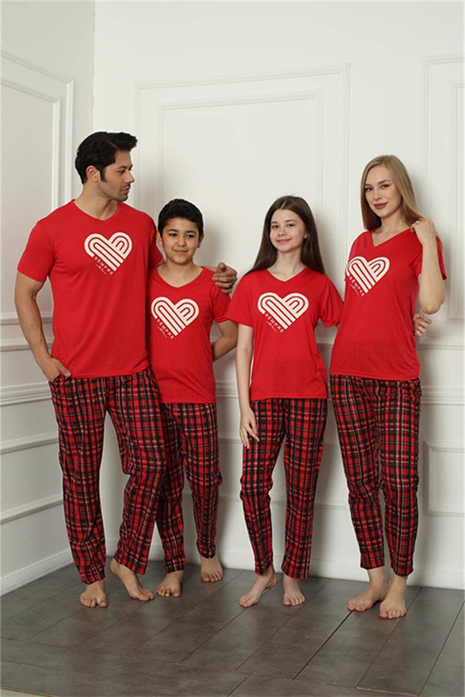 Aile Penye Pijama Takım (baba - oğul ) 50114 Ayrı Ayrı Satılır . Fiyatları  Farklıdır