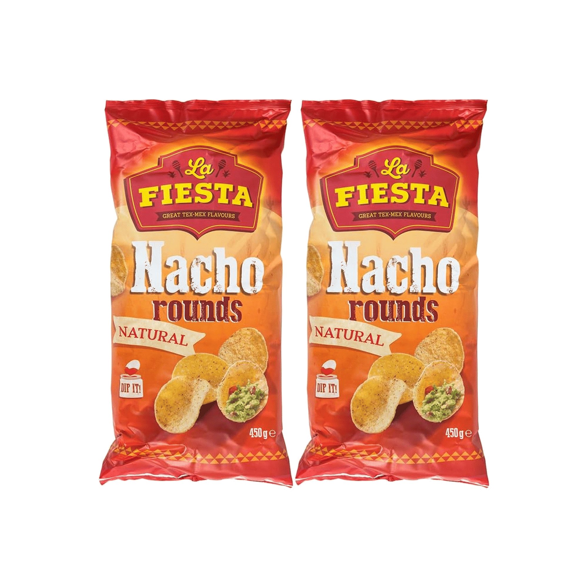 La Fiesta Nacho Round Salted Yuvarlak Tuzlu Tortilla Cips 450 g x