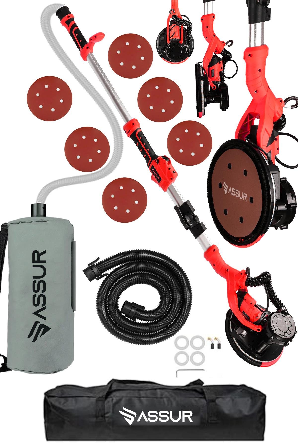 ASSUR 850W Alçıpan Duvar Zımpara Makinesi