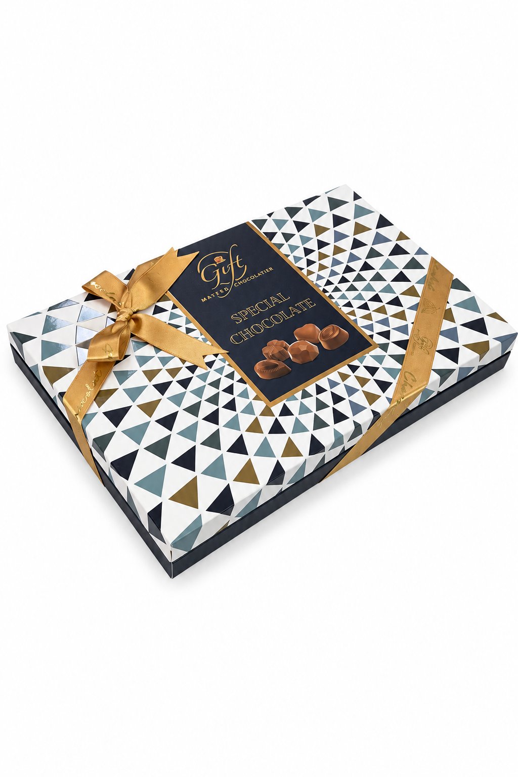 Mygift Spesiyal Çikolata Çiçekli Ahşap Kutu 240gr - Milat Çikolata